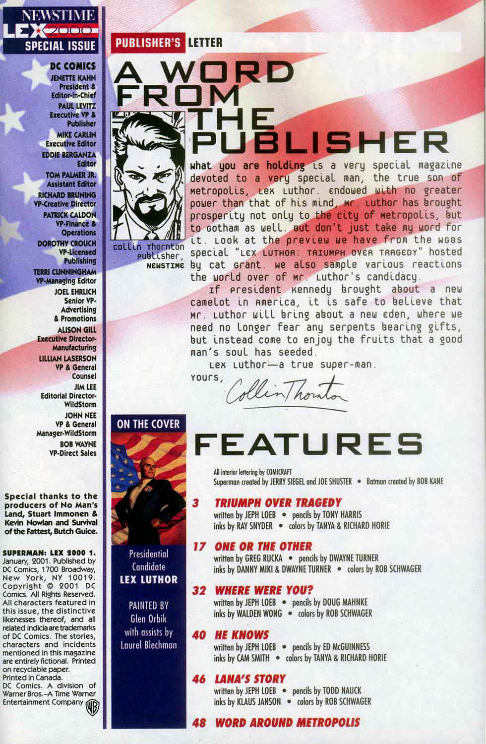 Read online Superman: Lex 2000 comic -  Issue # Full - 2