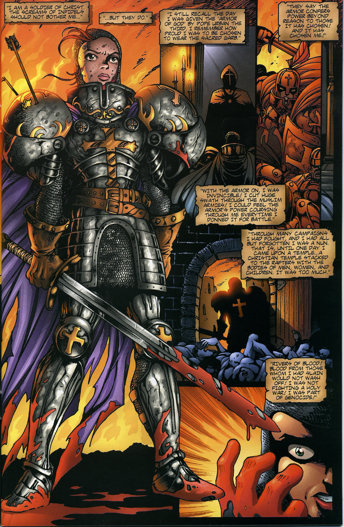 Read online Warrior Nun Areala: Resurrection comic -  Issue #1 - 5