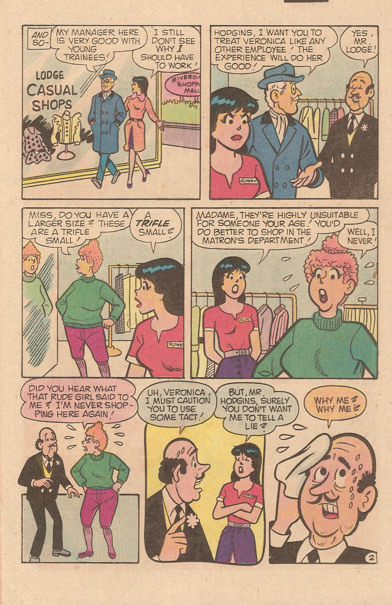 Read online Archie's Girls Betty and Veronica comic -  Issue #318 - 21