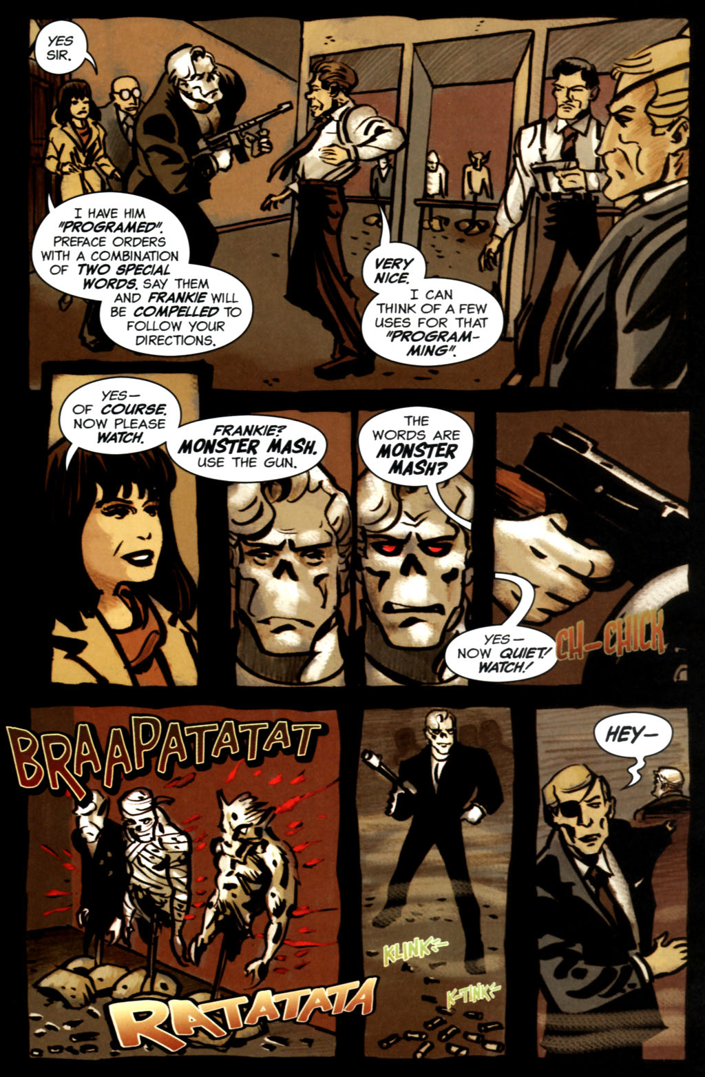 Read online Frankenstein Mobster comic -  Issue #2 - 24