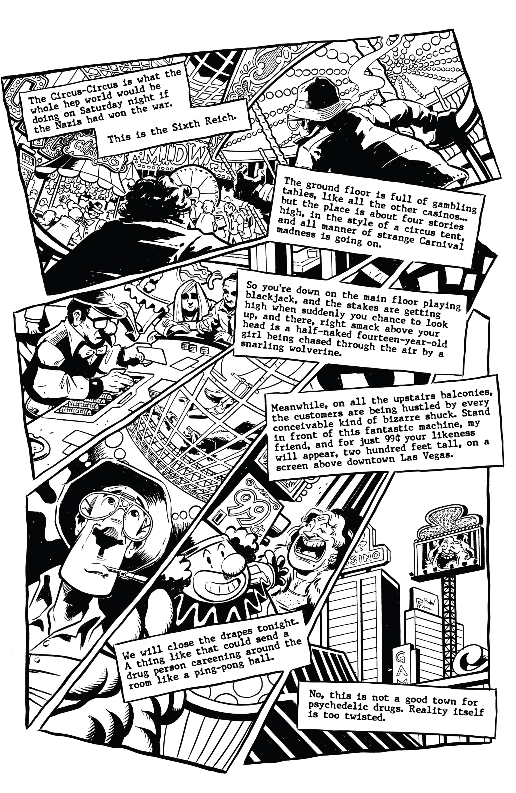 Read online Hunter S. Thompson's Fear and Loathing in Las Vegas comic -  Issue #2 - 12