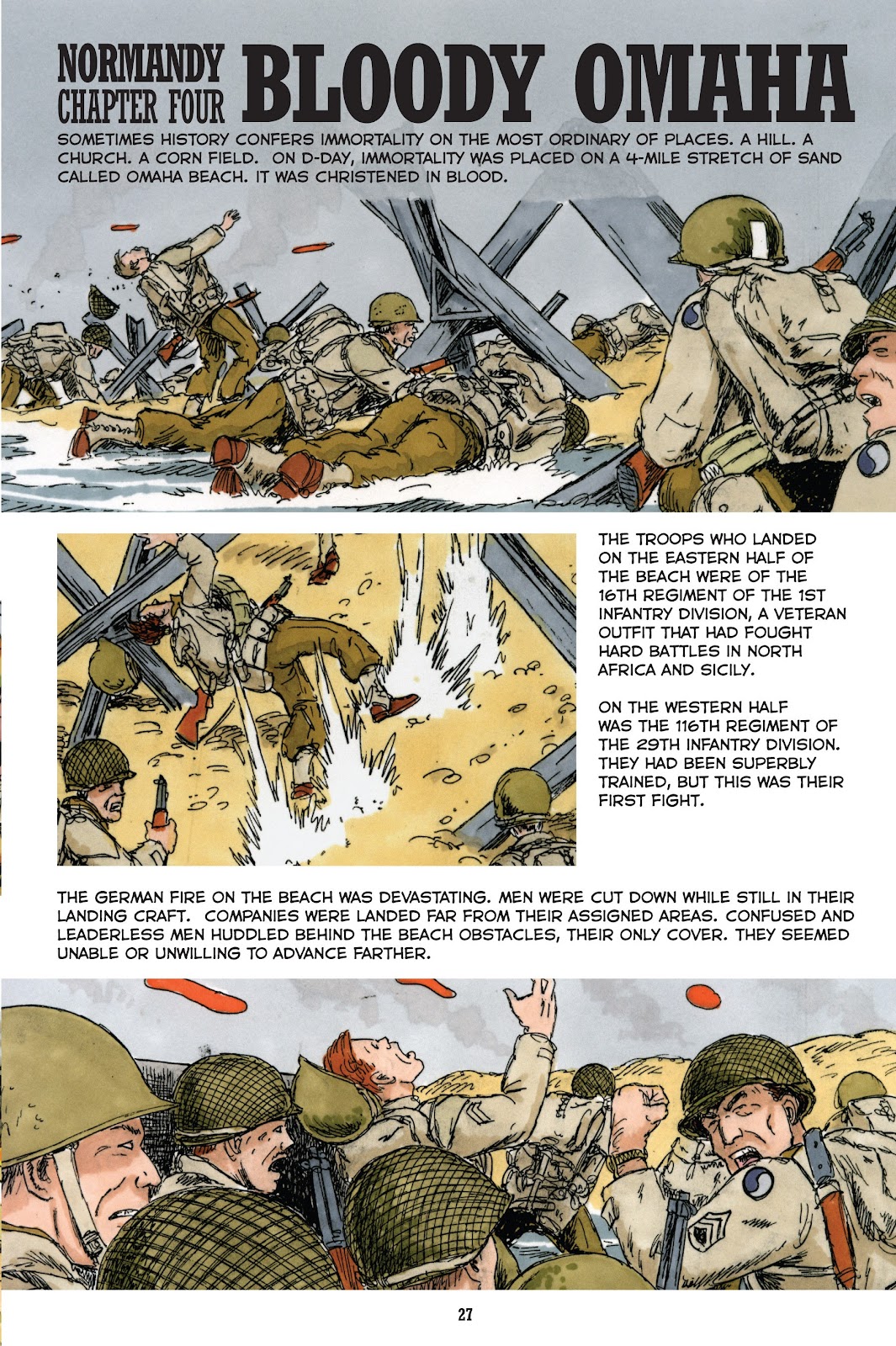 Normandy: A Graphic History of D-Day, the Allied Invasion of Hitler's Fortress Europe issue TPB - Page 28