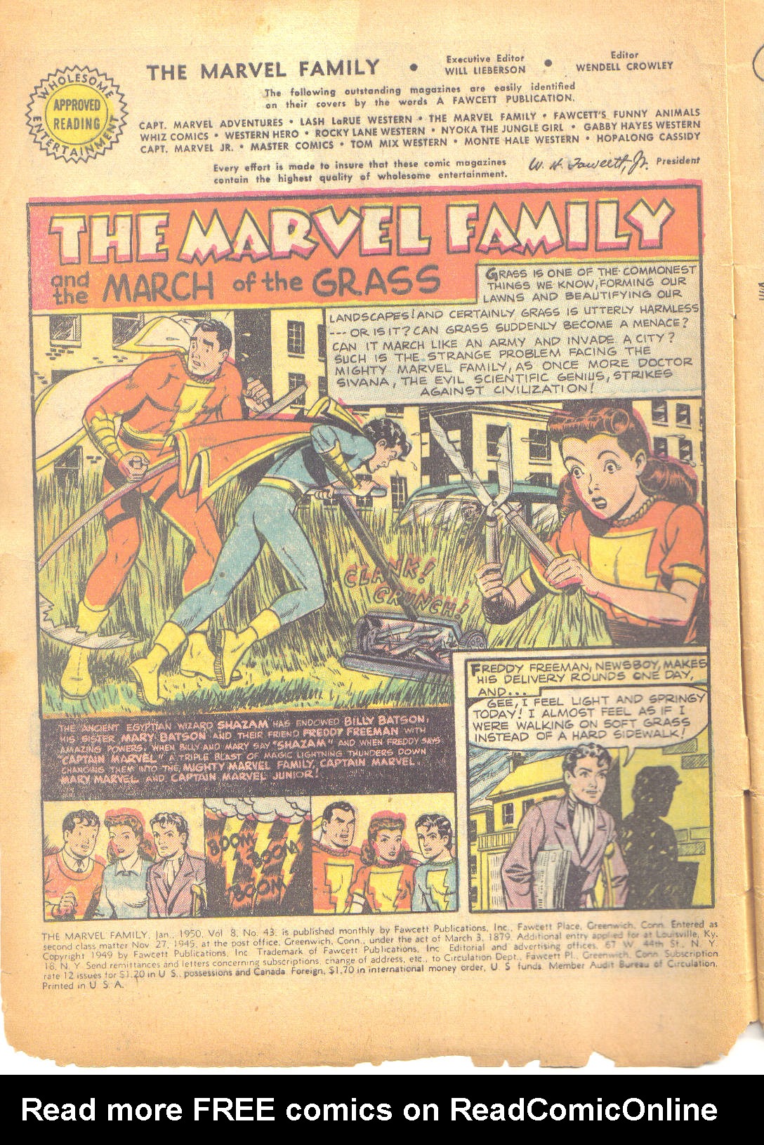 Read online The Marvel Family comic -  Issue #43 - 9
