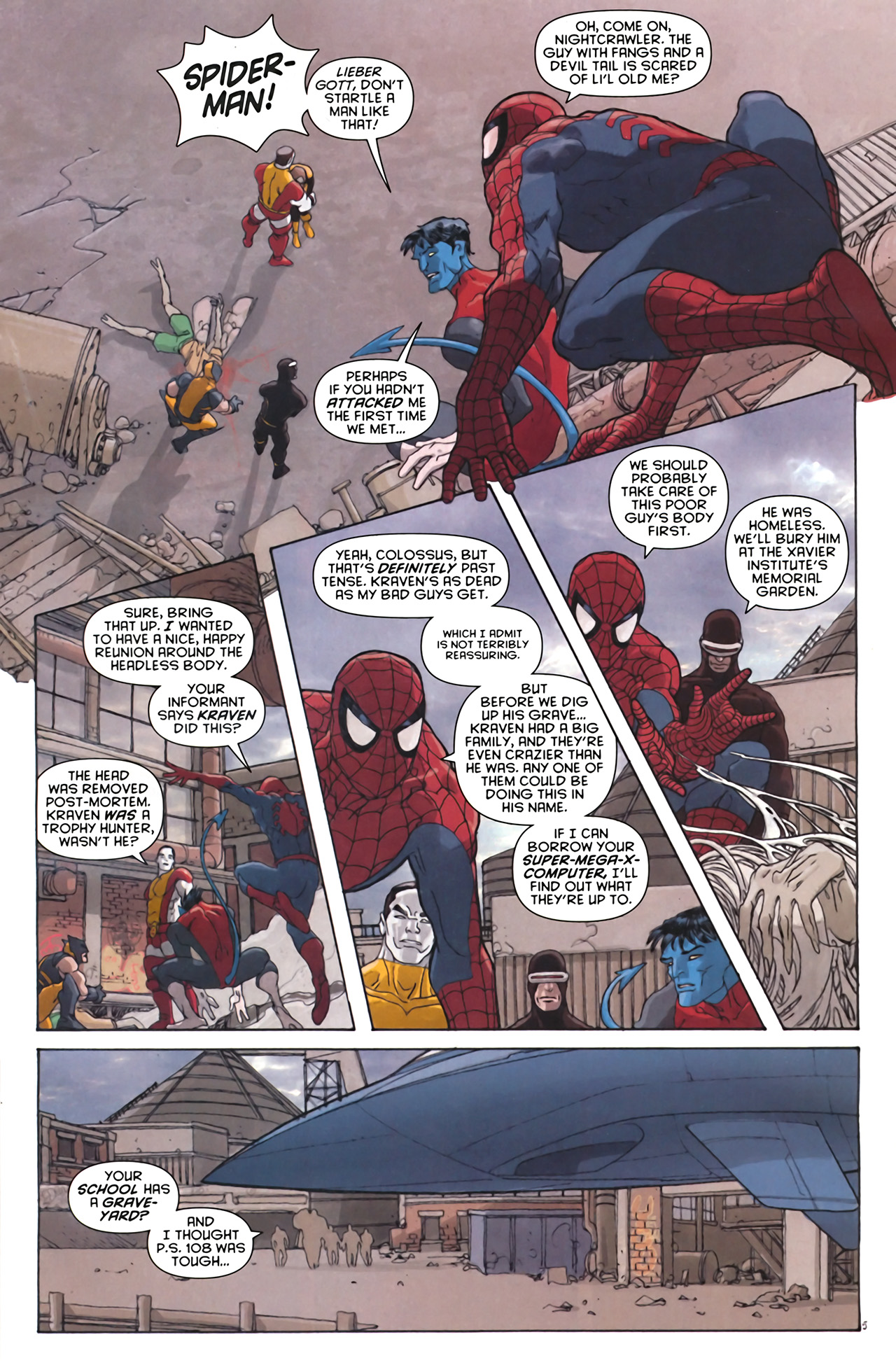 Read online X-Men/Spider-Man comic -  Issue #4 - 7