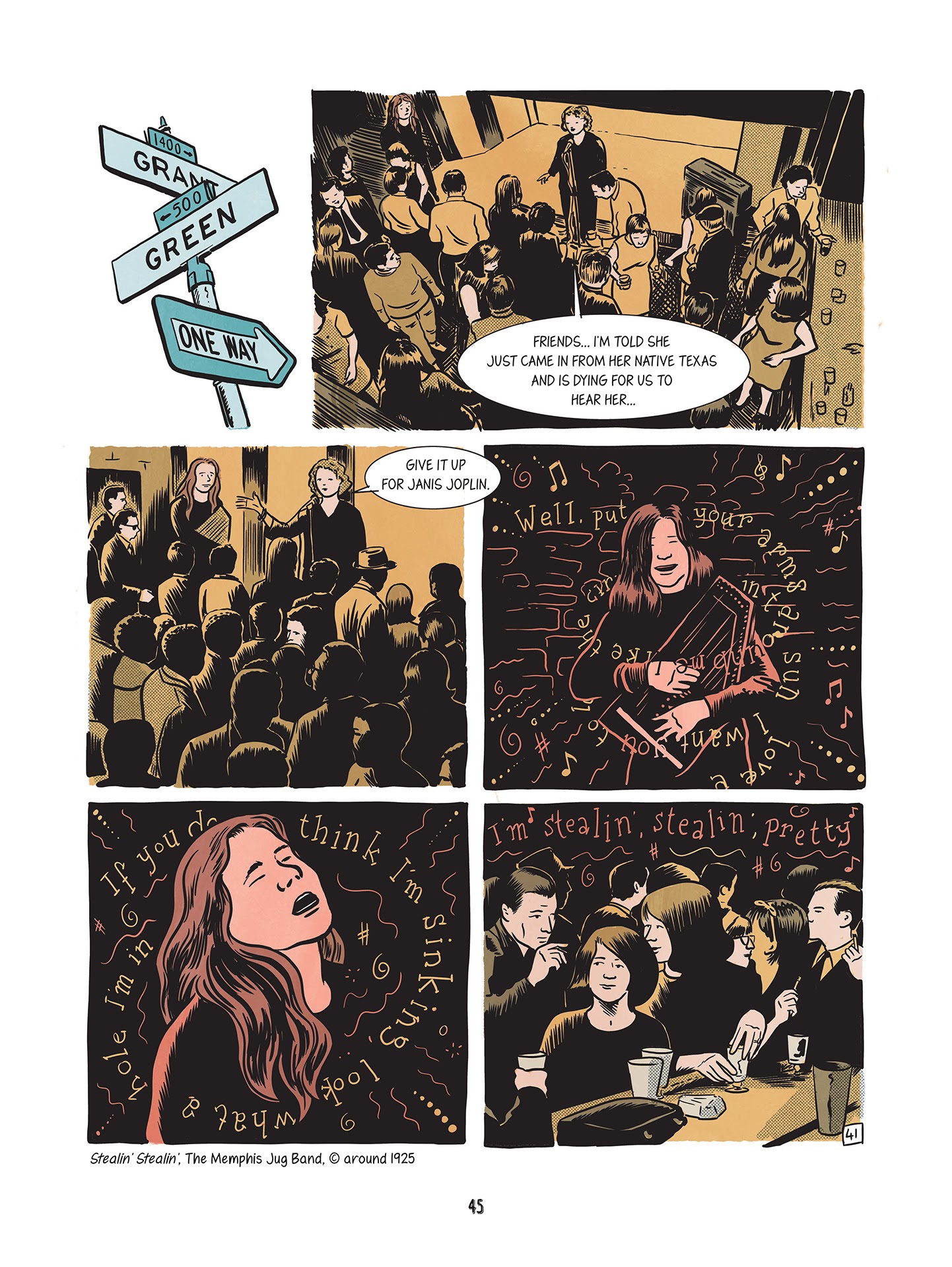 Read online Love Me Please!: The Story of Janis Joplin comic -  Issue # TPB (Part 1) - 46