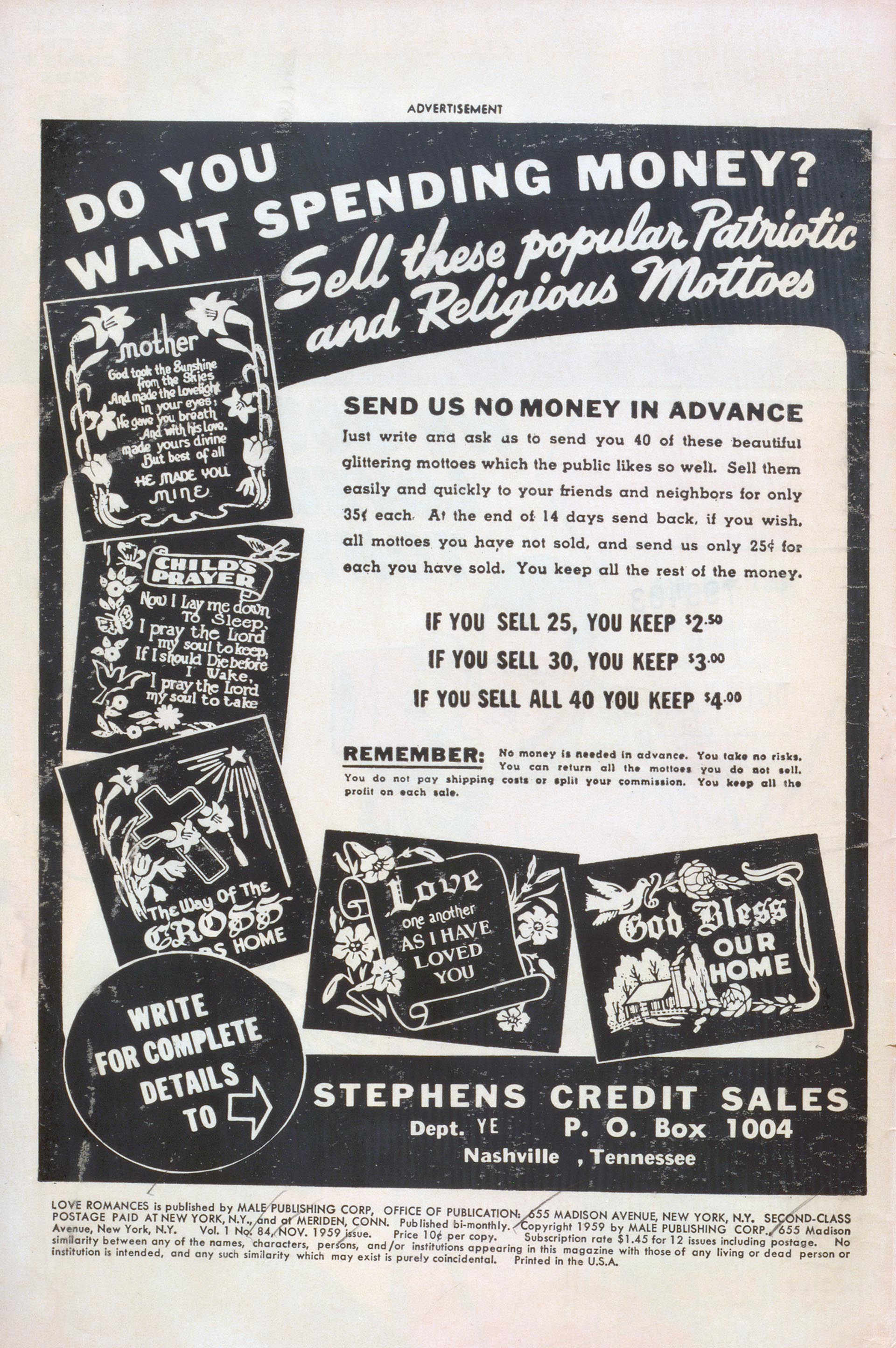 Read online Love Romances comic -  Issue #84 - 2