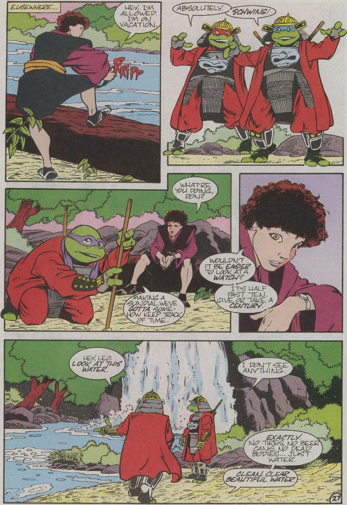 Read online Teenage Mutant Ninja Turtles III The Movie: The Turtles Are Back...In Time! comic -  Issue # Full - 28