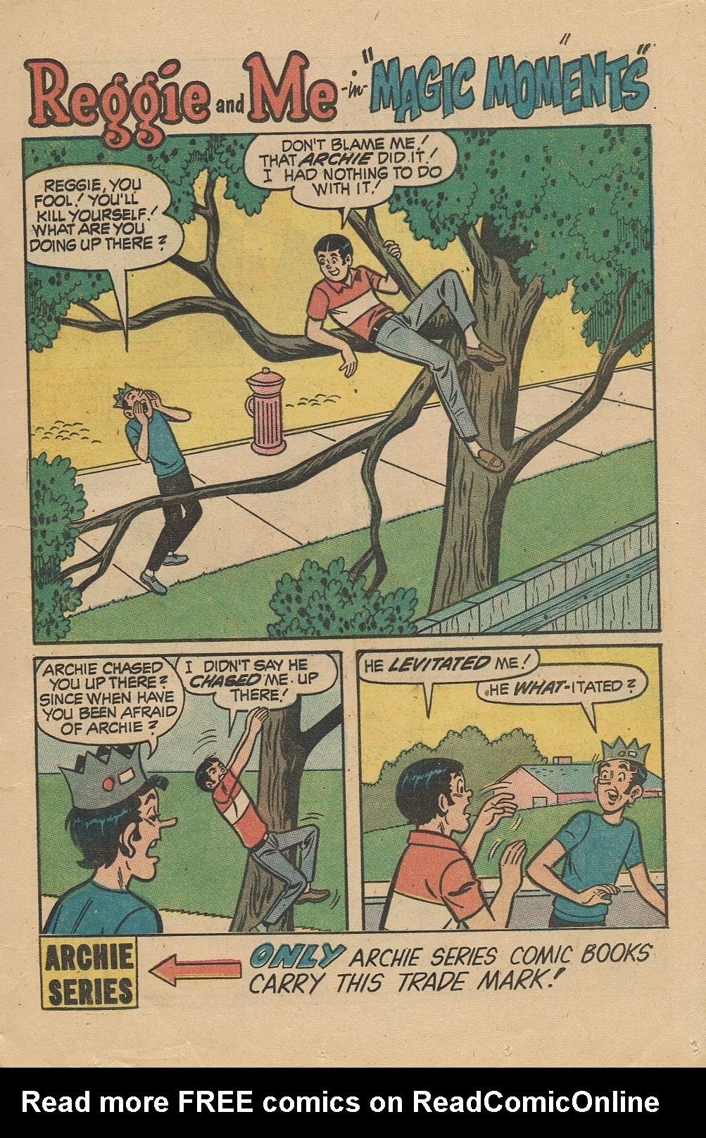 Read online Reggie and Me (1966) comic -  Issue #46 - 13