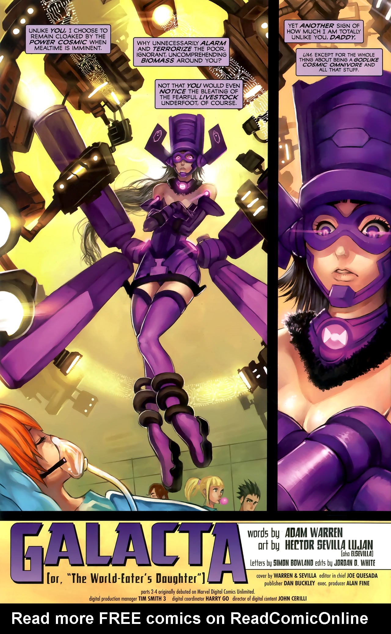 Read online Galacta: Daughter of Galactus comic -  Issue # Full - 5