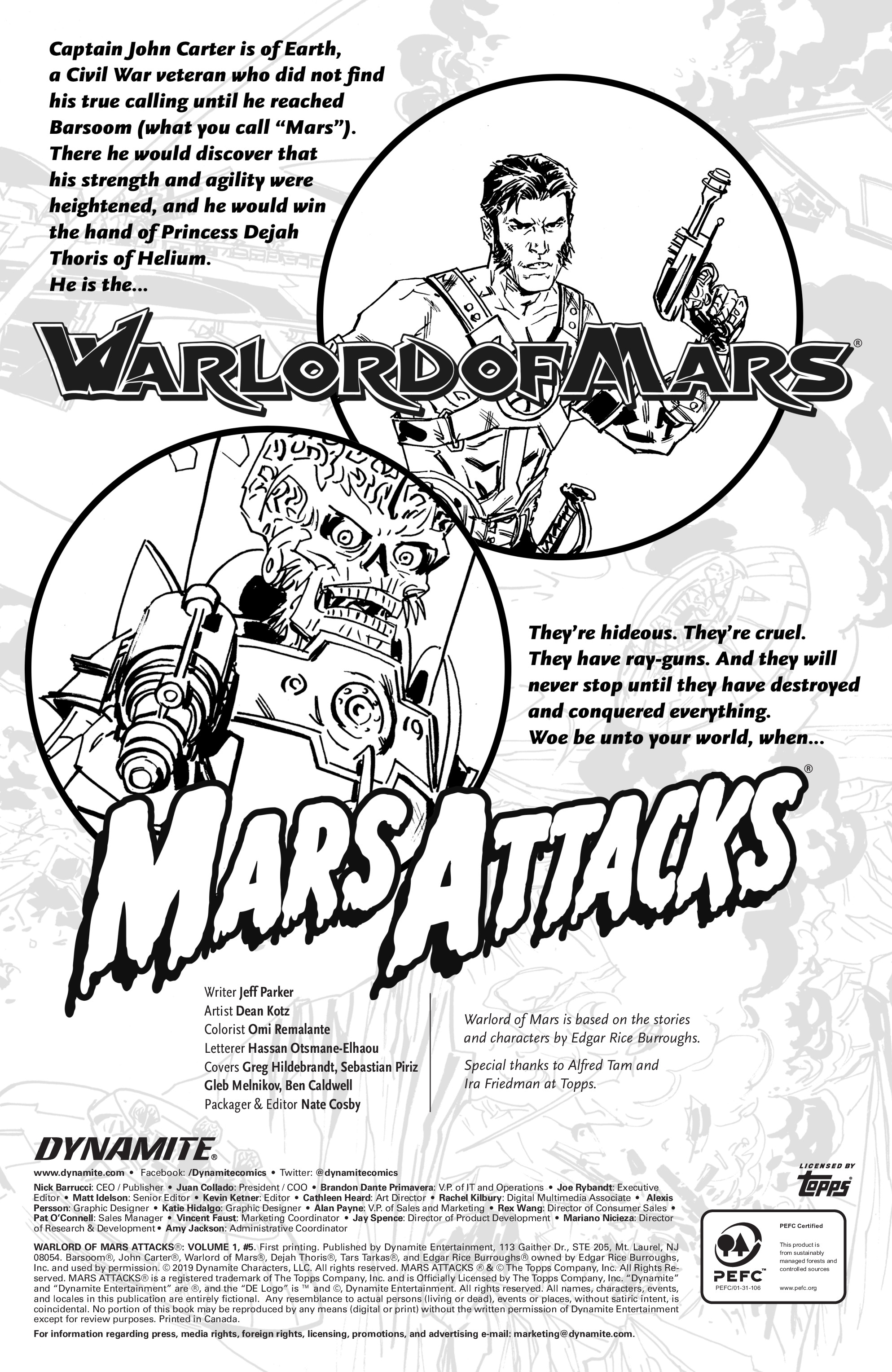 Read online Warlord of Mars Attacks comic -  Issue #5 - 5