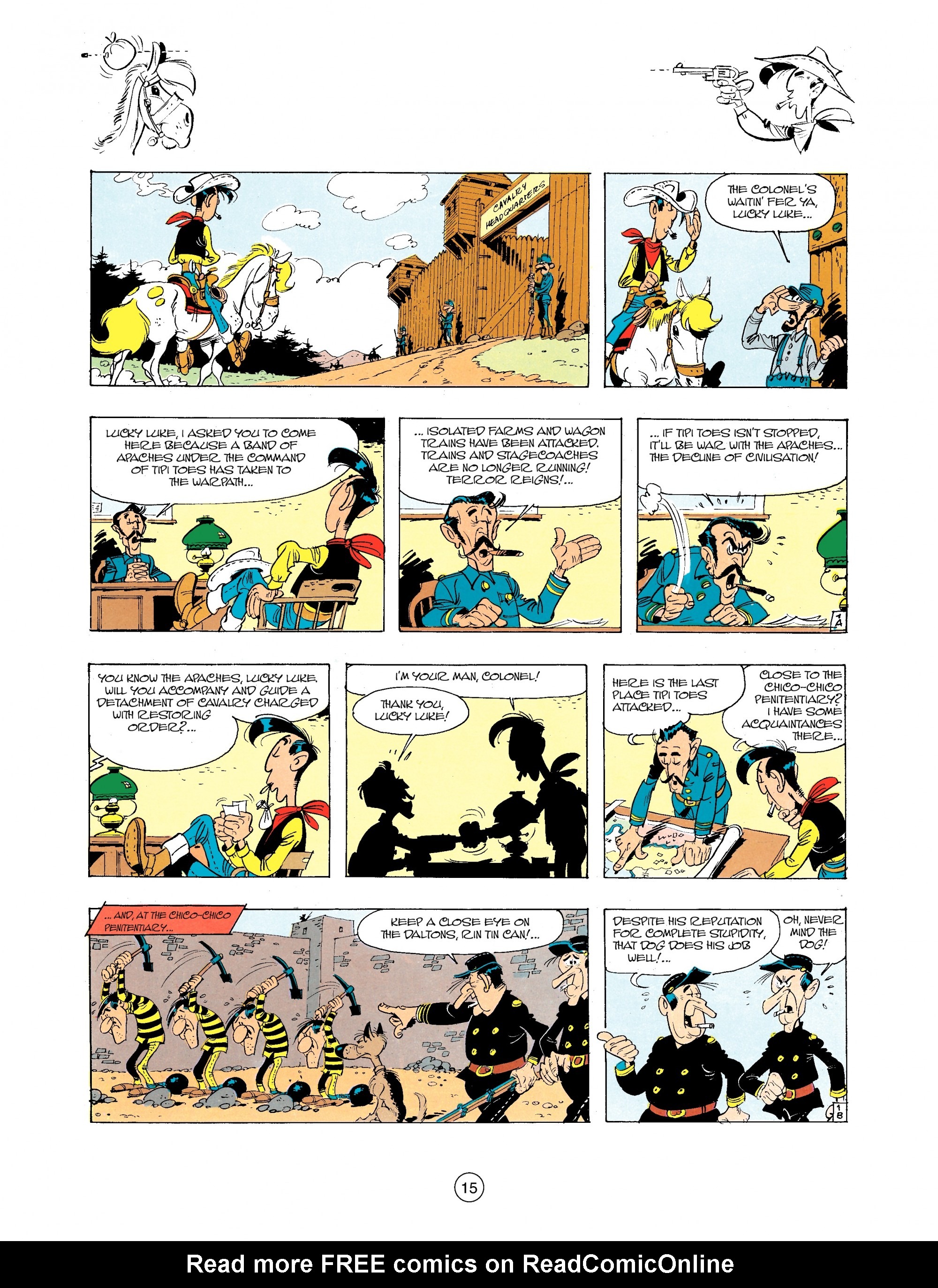Read online A Lucky Luke Adventure comic -  Issue #34 - 15