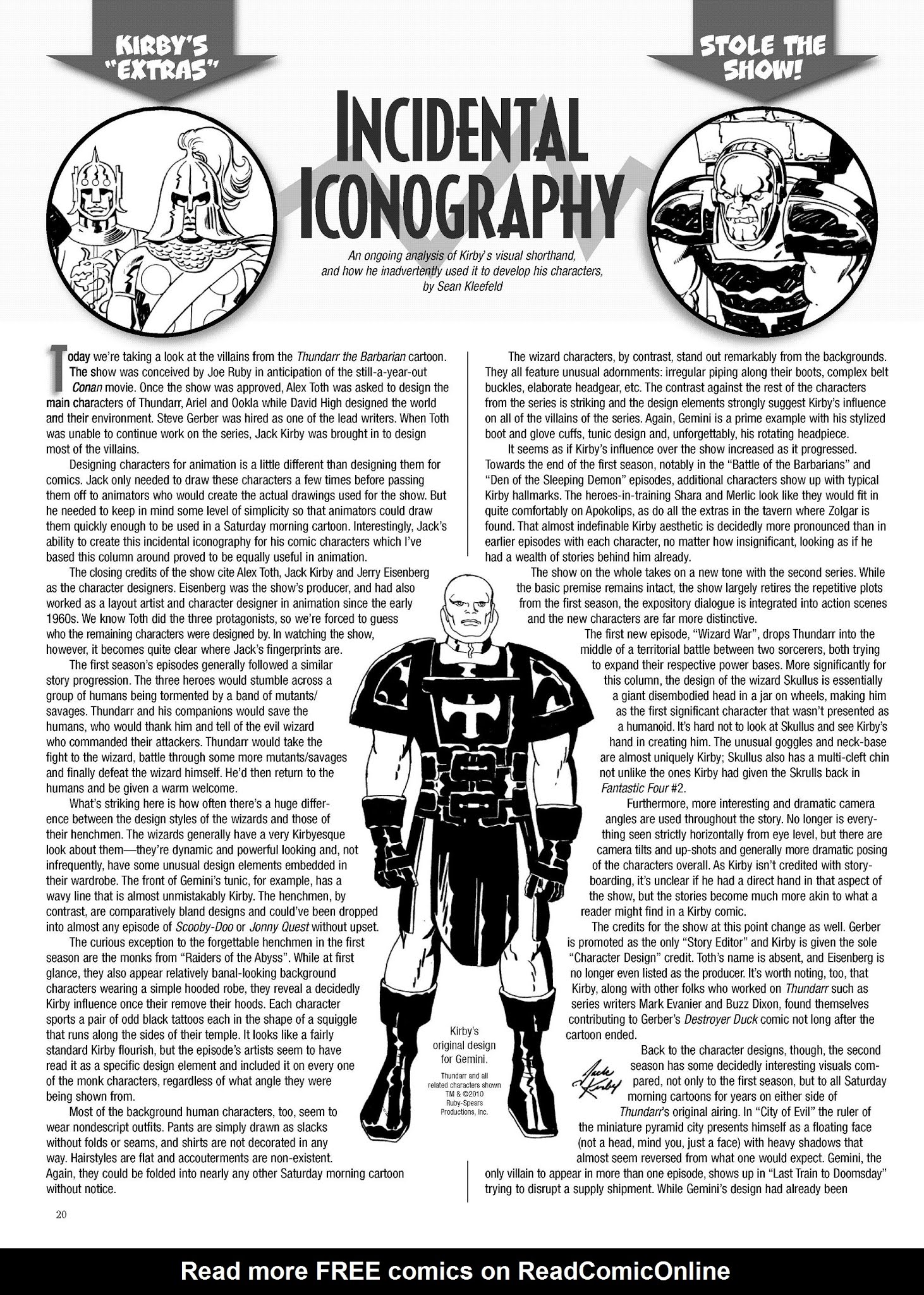 Read online The Jack Kirby Collector comic -  Issue #55 - 20