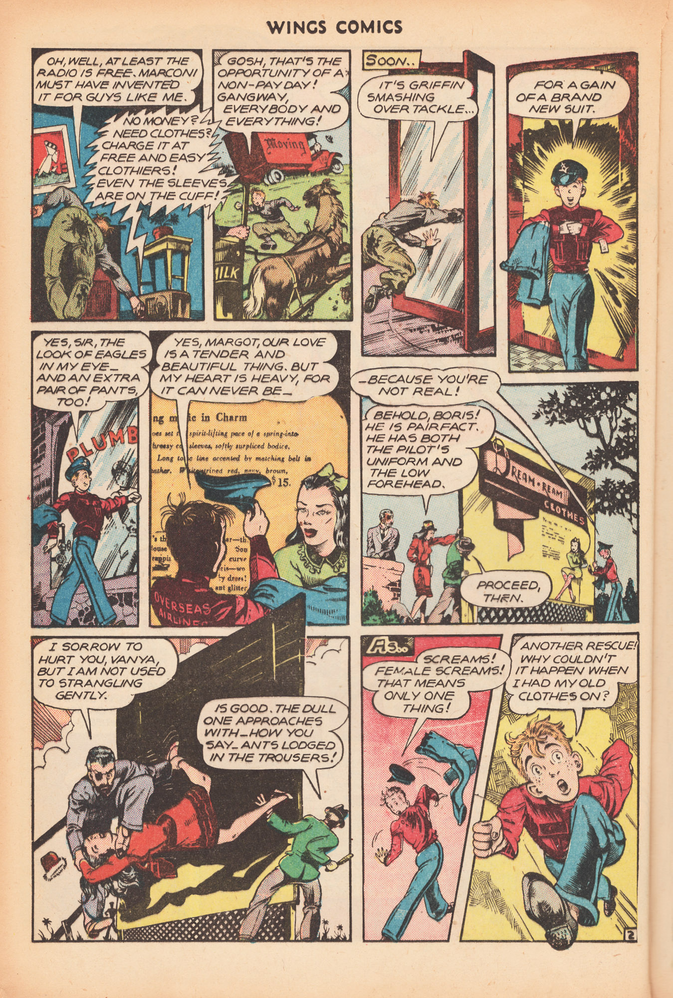 Read online Wings Comics comic -  Issue #73 - 20