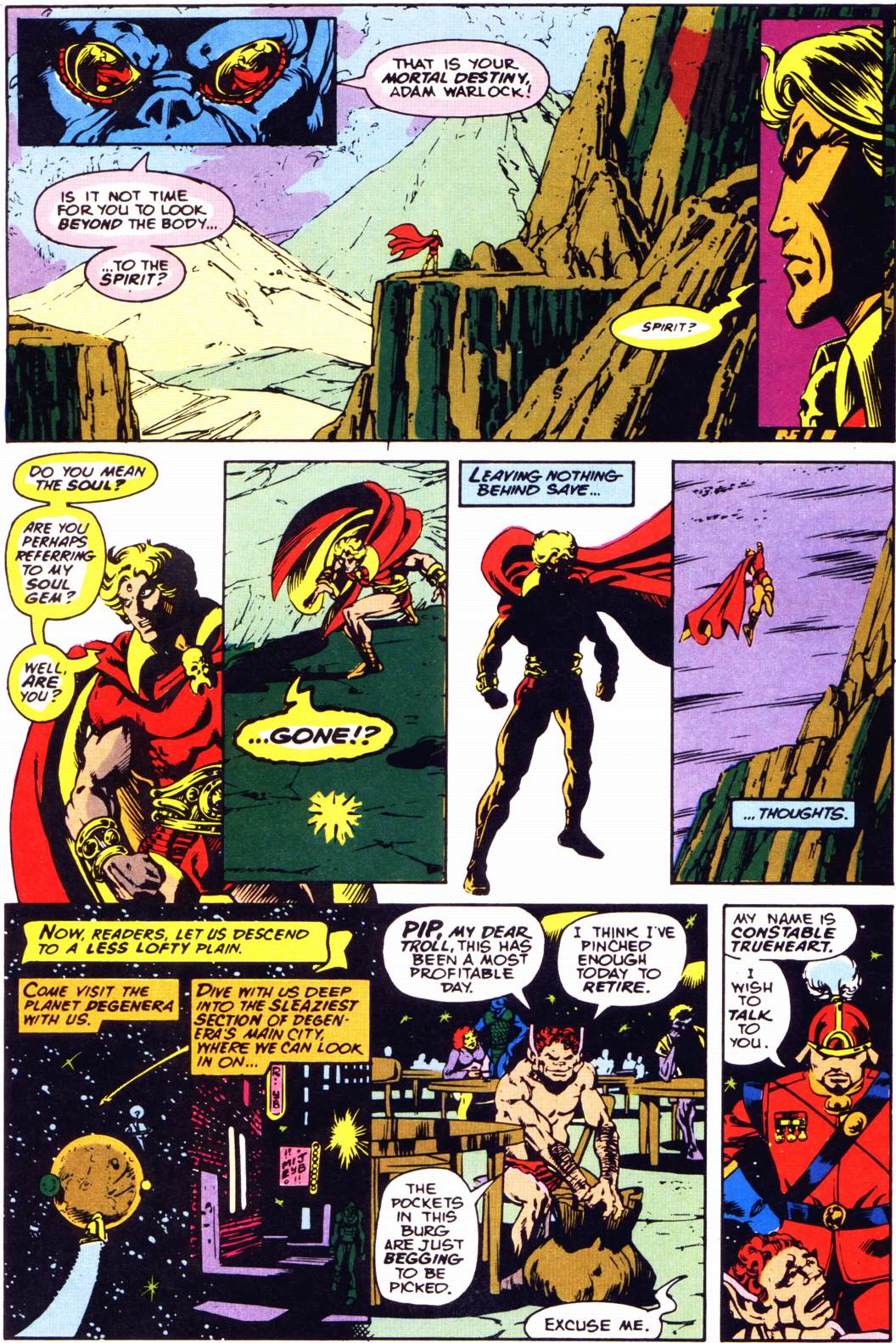 Read online Warlock (1982) comic -  Issue #5 - 7