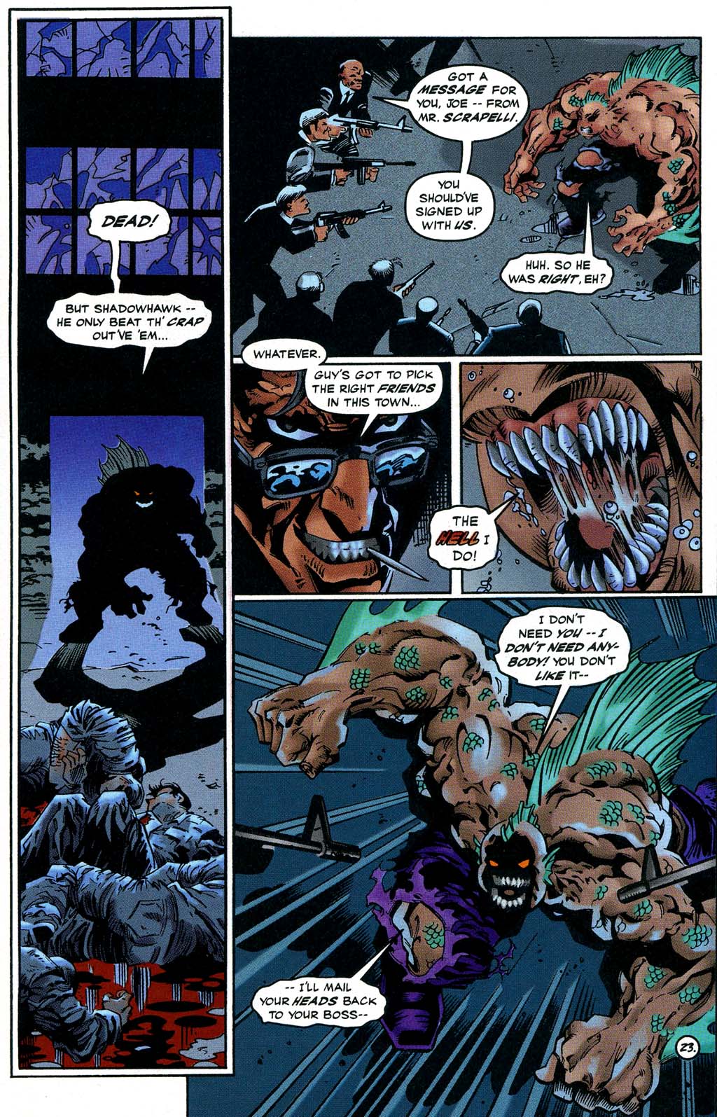 Read online The New Shadowhawk comic -  Issue #4 - 24