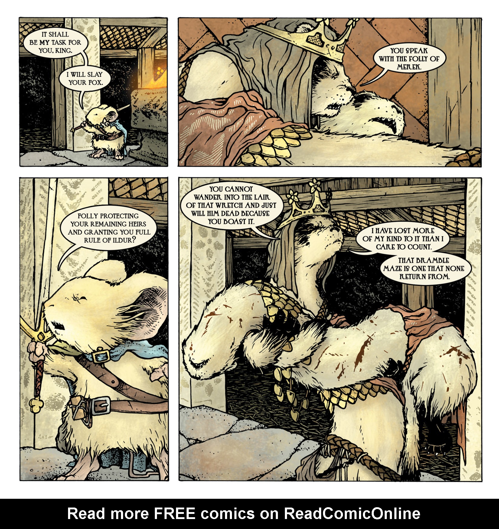 Read online Mouse Guard: The Black Axe comic -  Issue #3 - 20