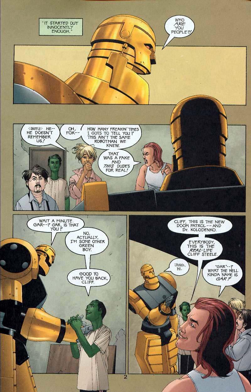 Read online Doom Patrol (2001) comic -  Issue #8 - 2