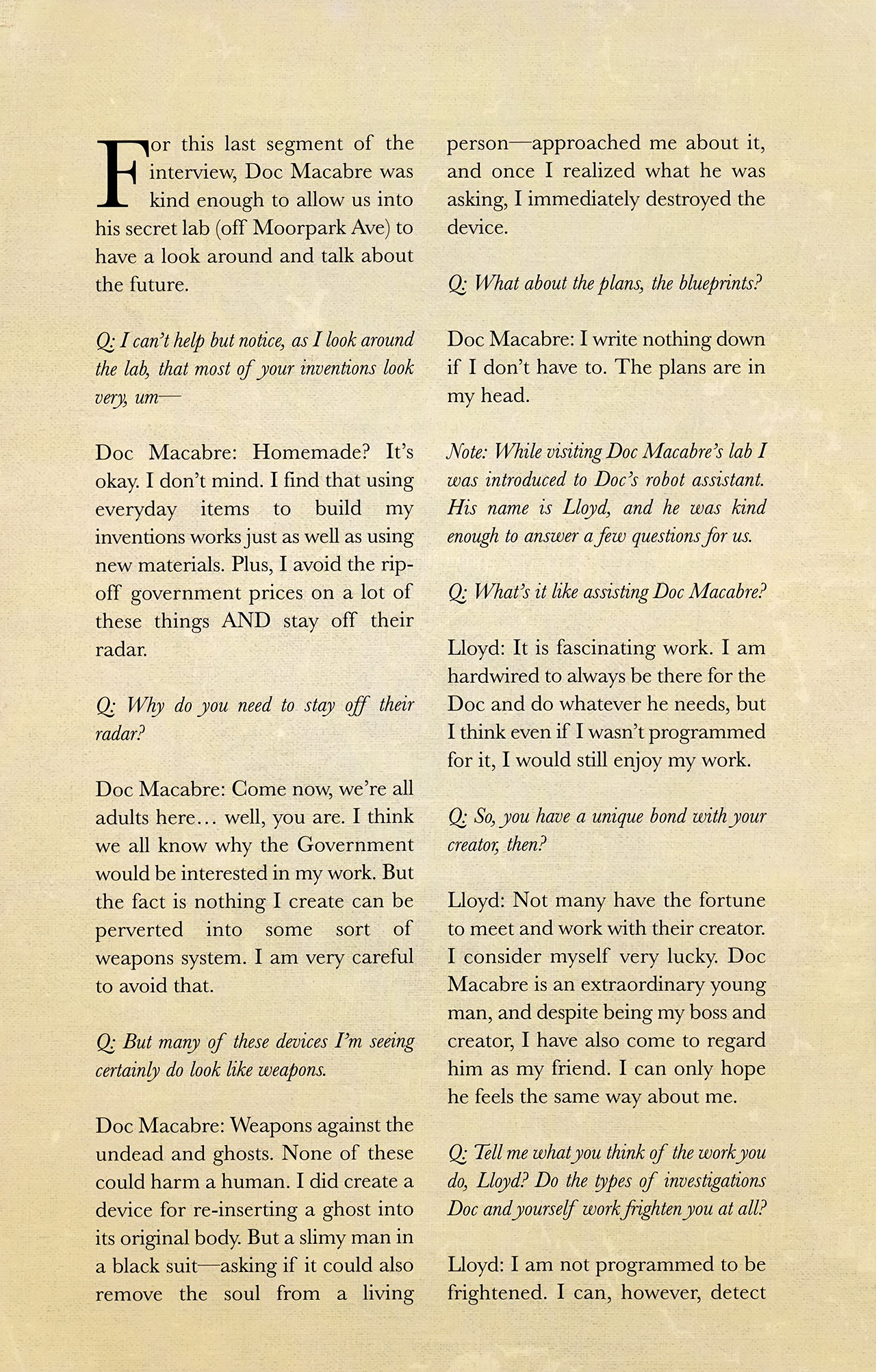 Read online Doc Macabre comic -  Issue #3 - 19