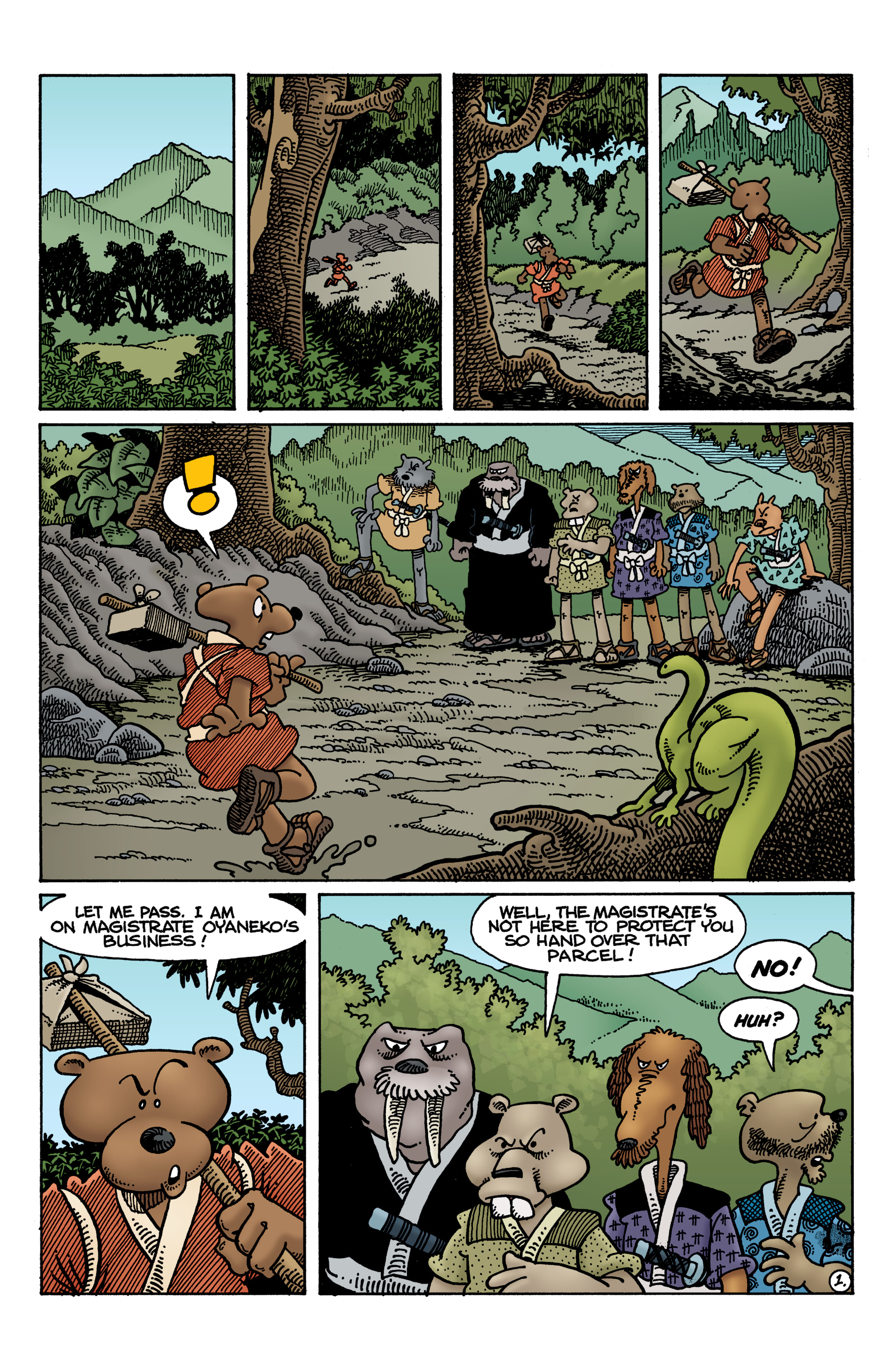 Read online Usagi Yojimbo: Lone Goat and Kid comic -  Issue #5 - 3