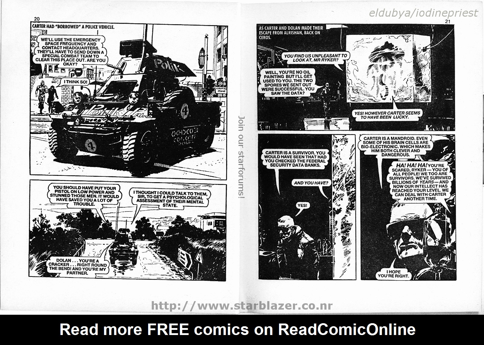Read online Starblazer comic -  Issue #191 - 12