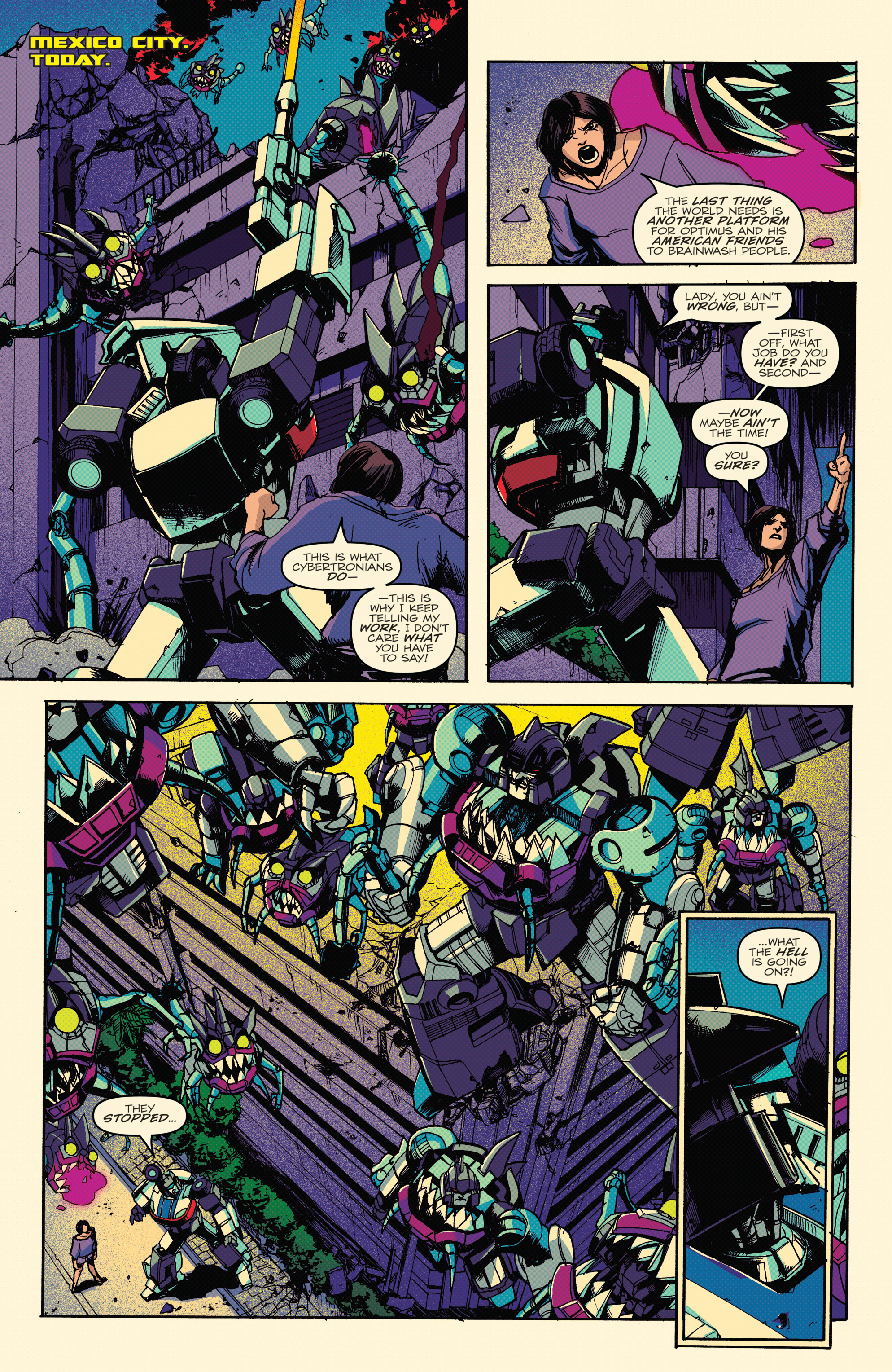 Read online Optimus Prime comic -  Issue #5 - 23