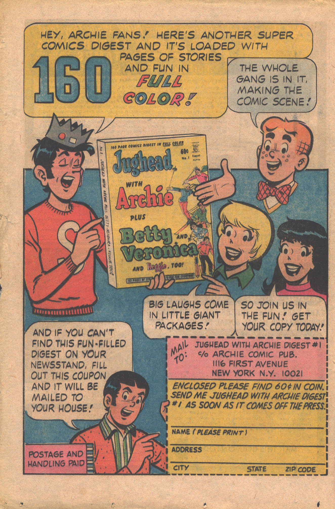 Read online Life With Archie (1958) comic -  Issue #145 - 20