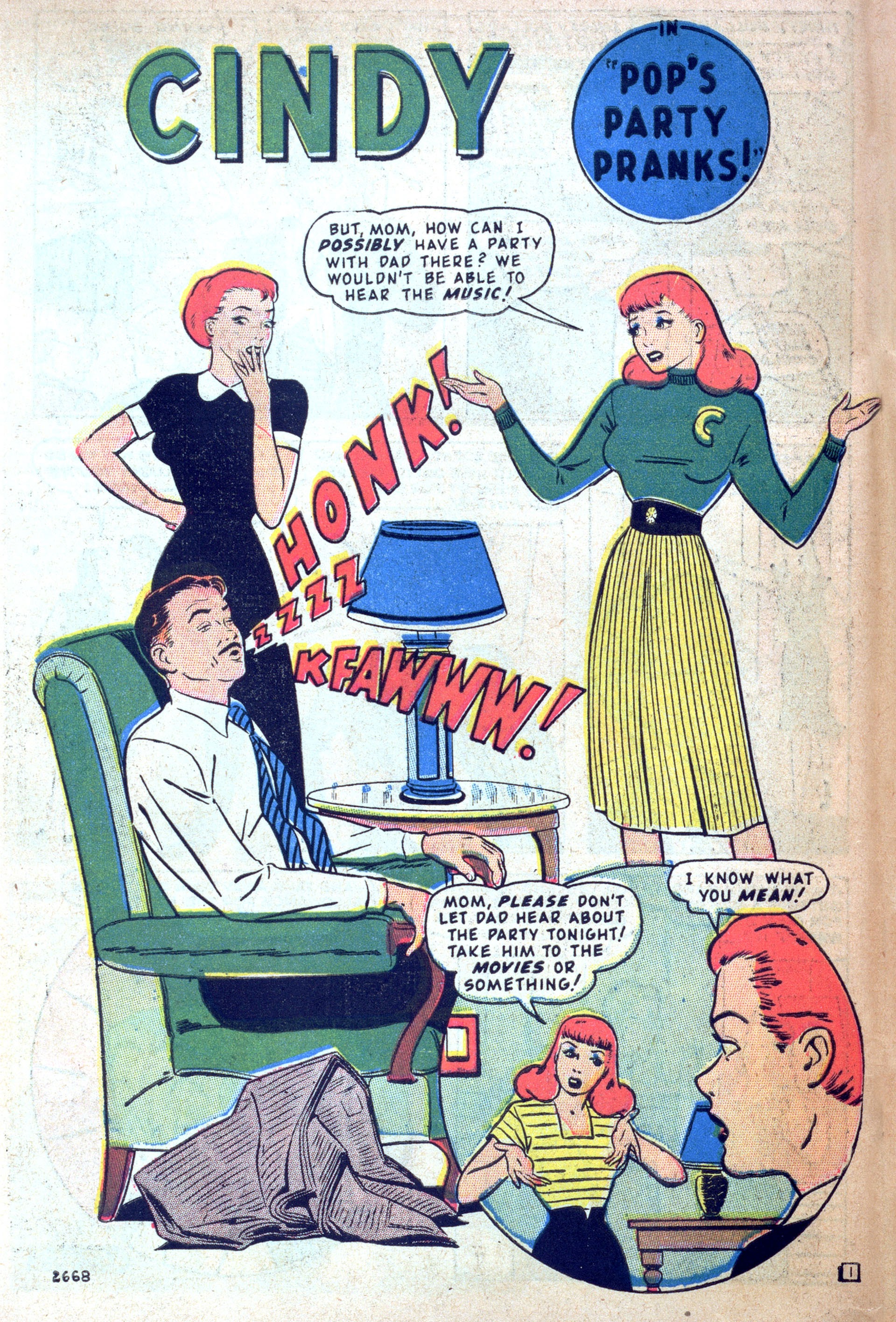 Read online Mitzi's Boy Friend comic -  Issue #3 - 30