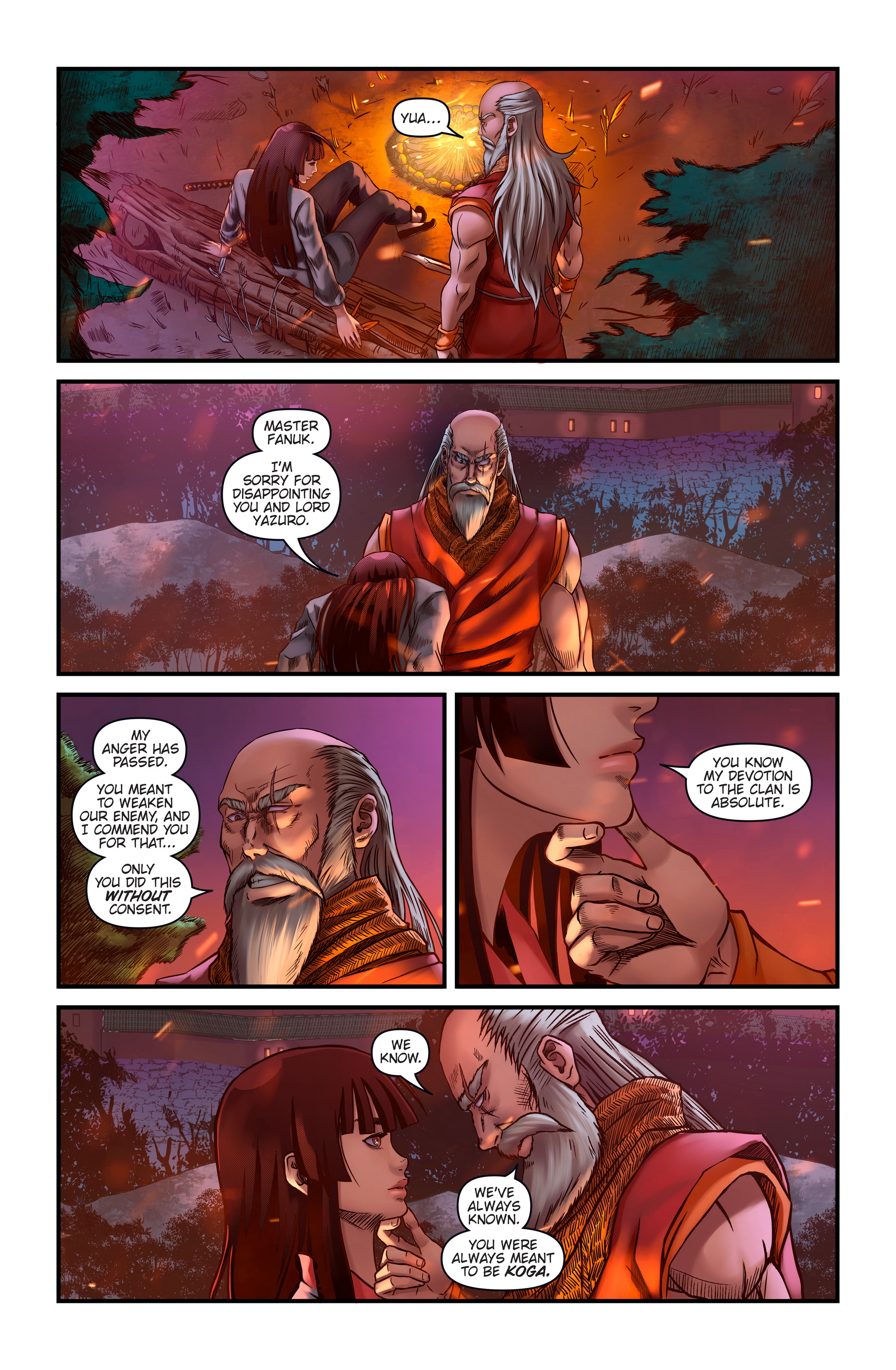 Read online Honor and Curse comic -  Issue #4 - 14