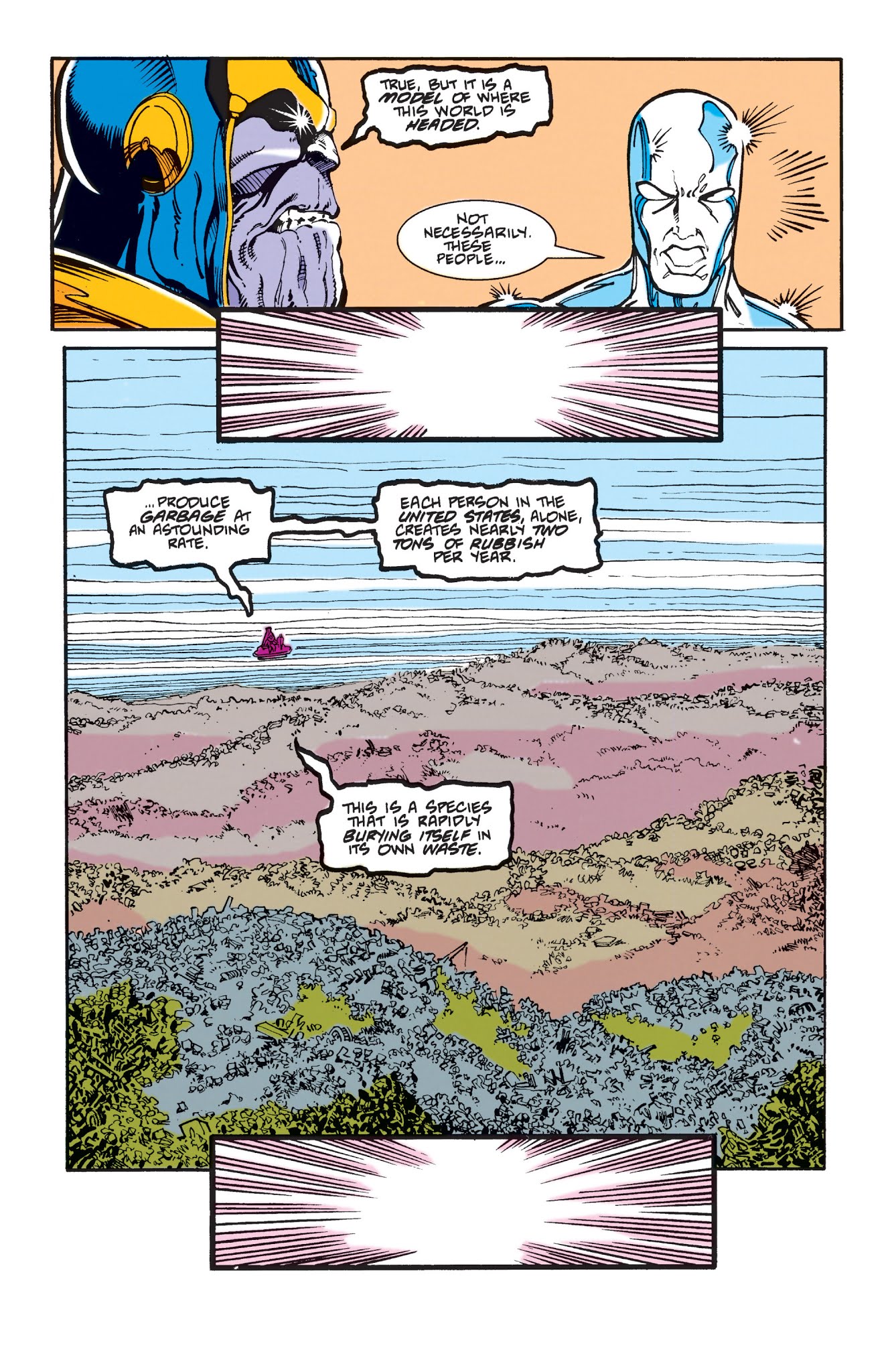 Read online Silver Surfer (1987) comic -  Issue # _TPB Silver Surfer - Rebirth of Thanos (Part 1) - 32