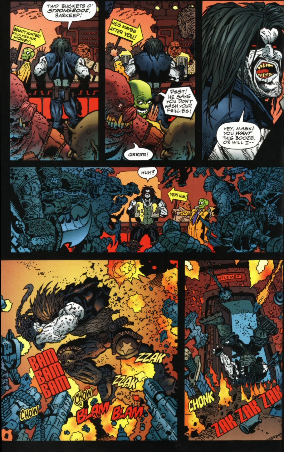 Read online Lobo/Mask comic -  Issue #2 - 17