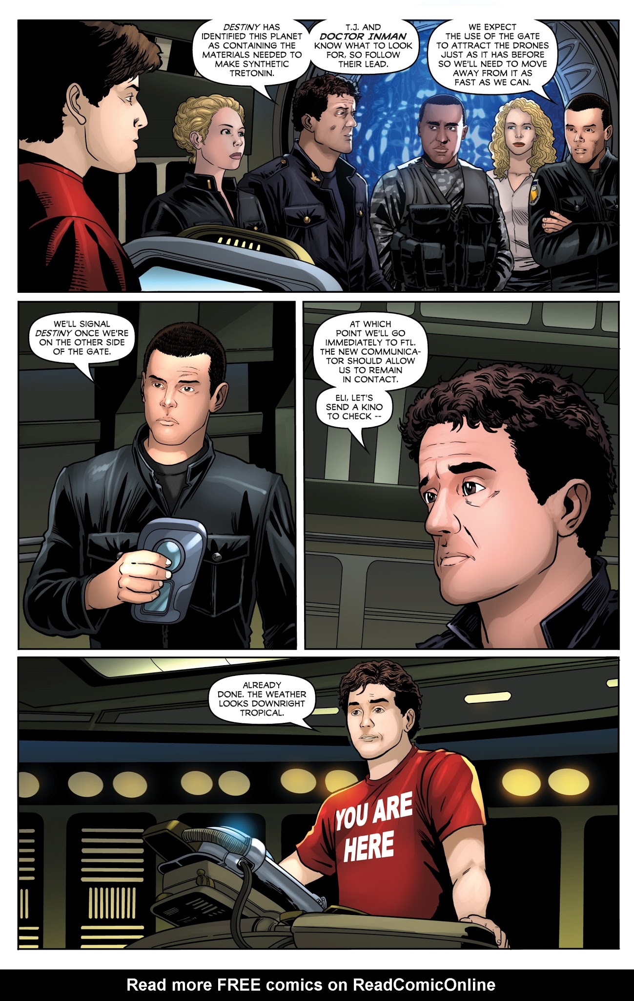 Read online Stargate Universe: Back To Destiny comic -  Issue #4 - 10