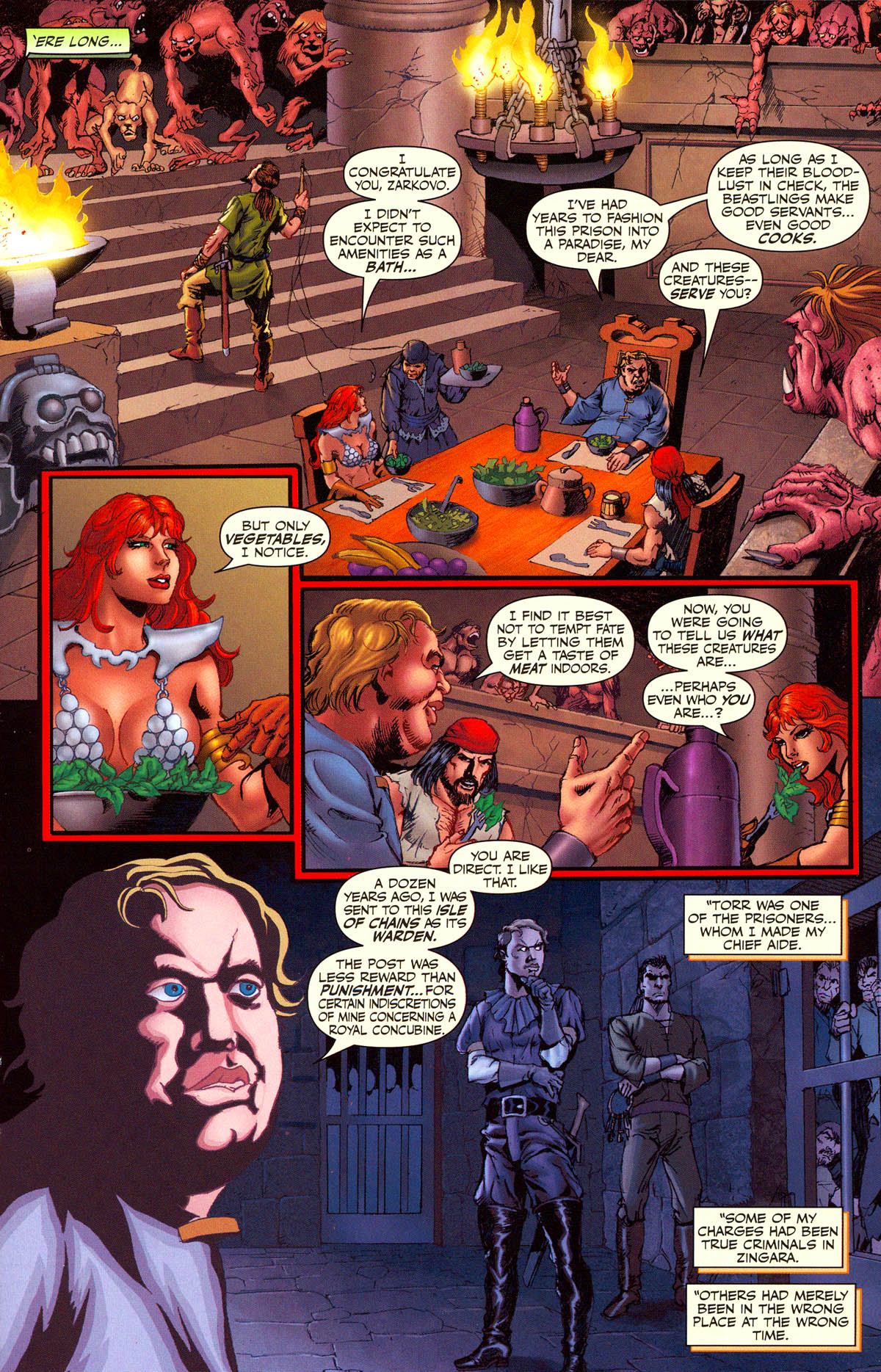 Read online Red Sonja: Monster Isle comic -  Issue # Full - 21