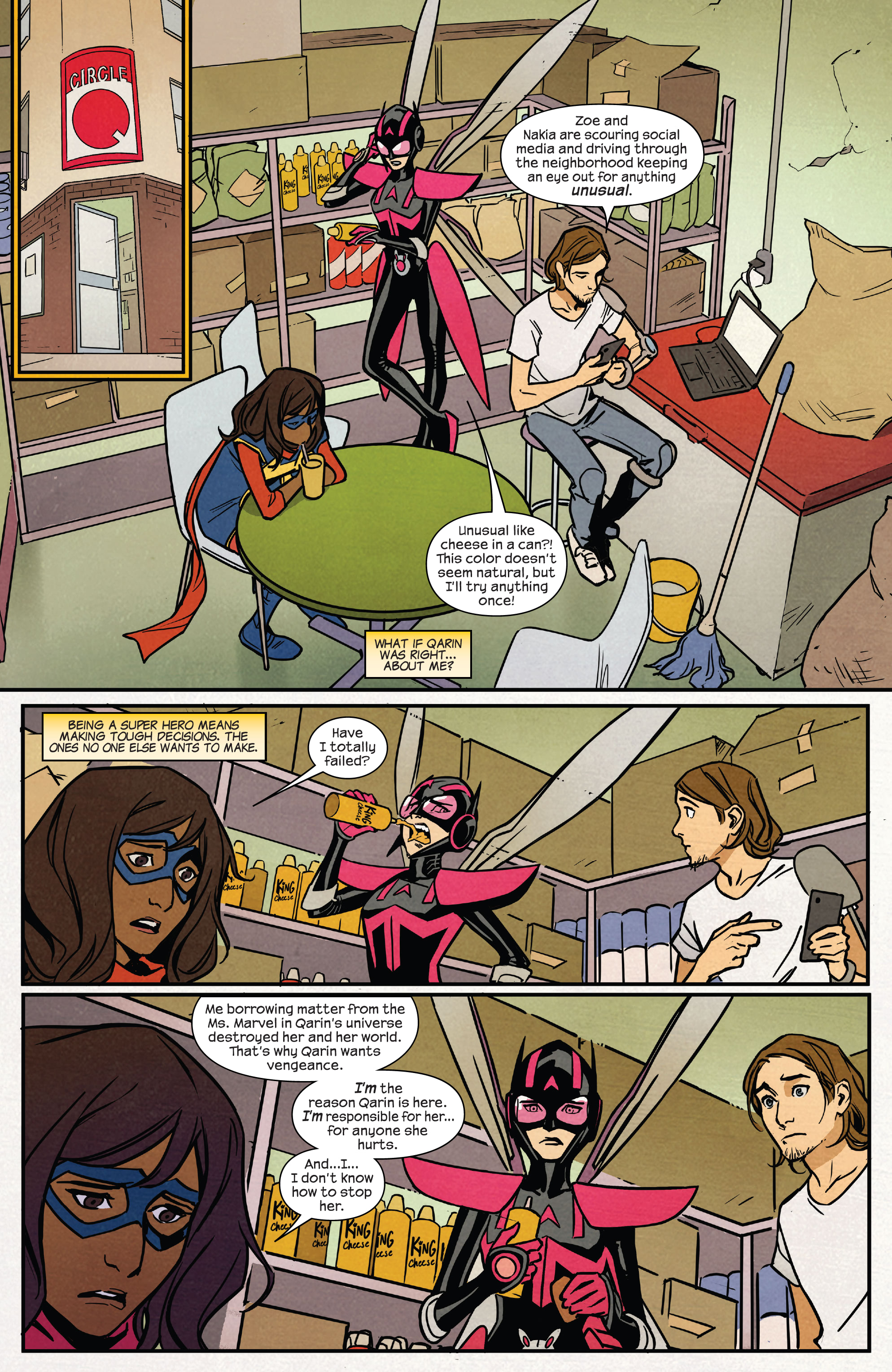 Read online Ms. Marvel: Beyond the Limit comic -  Issue #5 - 6