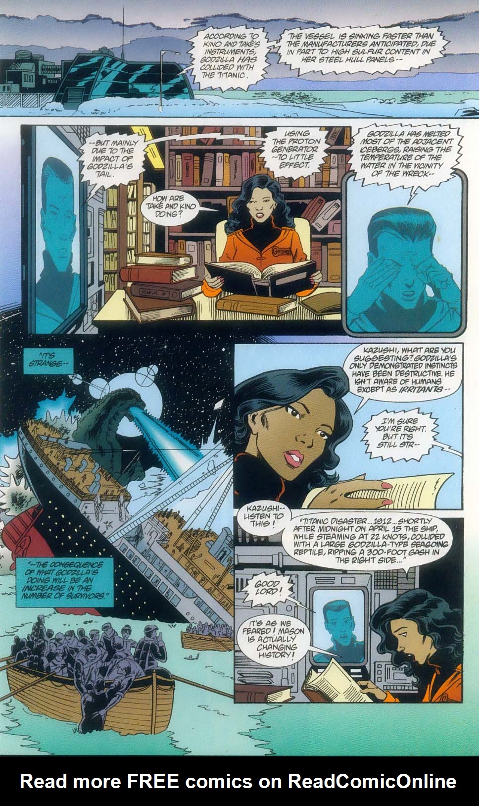 Read online Godzilla (1995) comic -  Issue #11 - 17