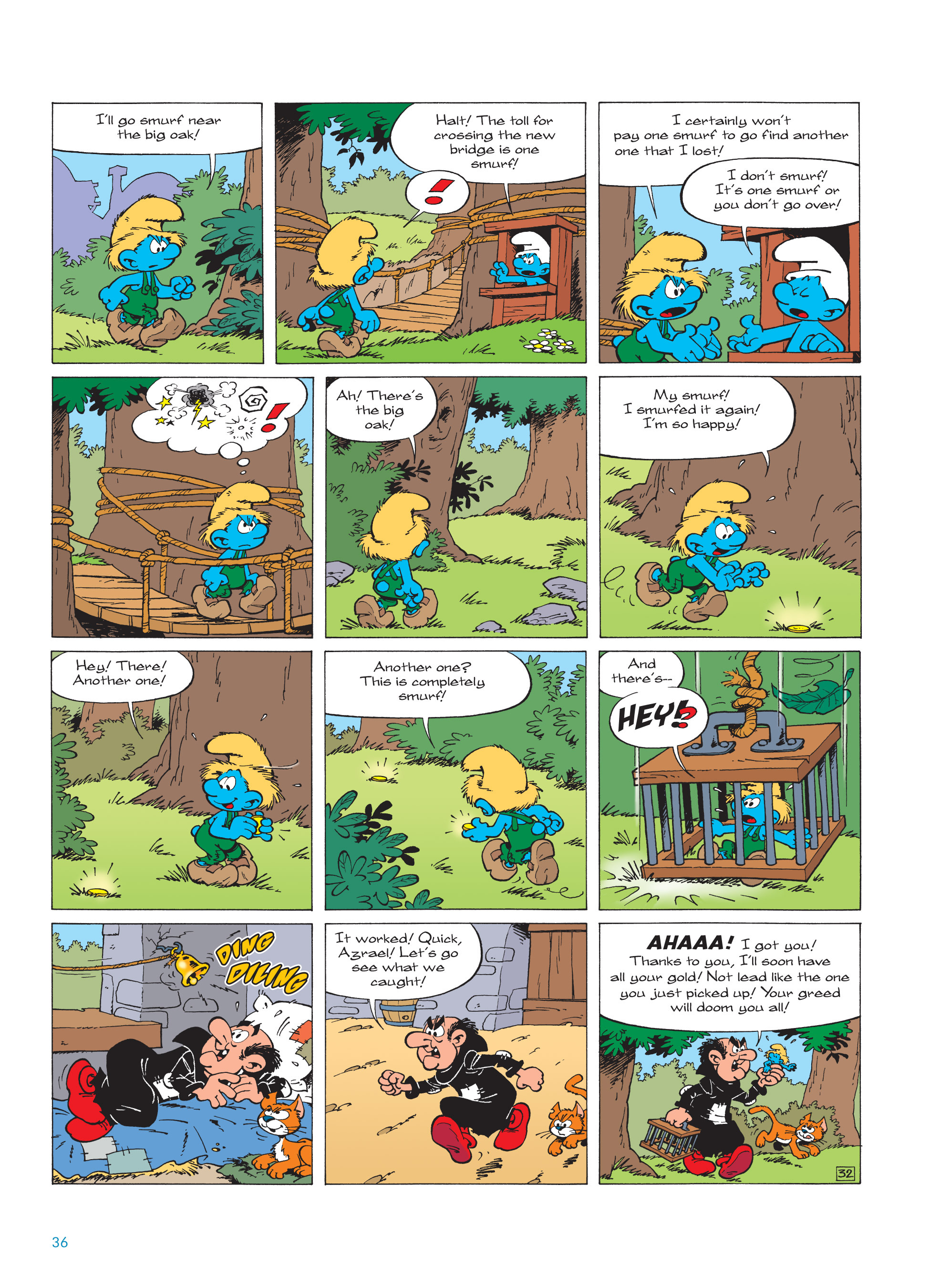 Read online The Smurfs comic -  Issue #18 - 36