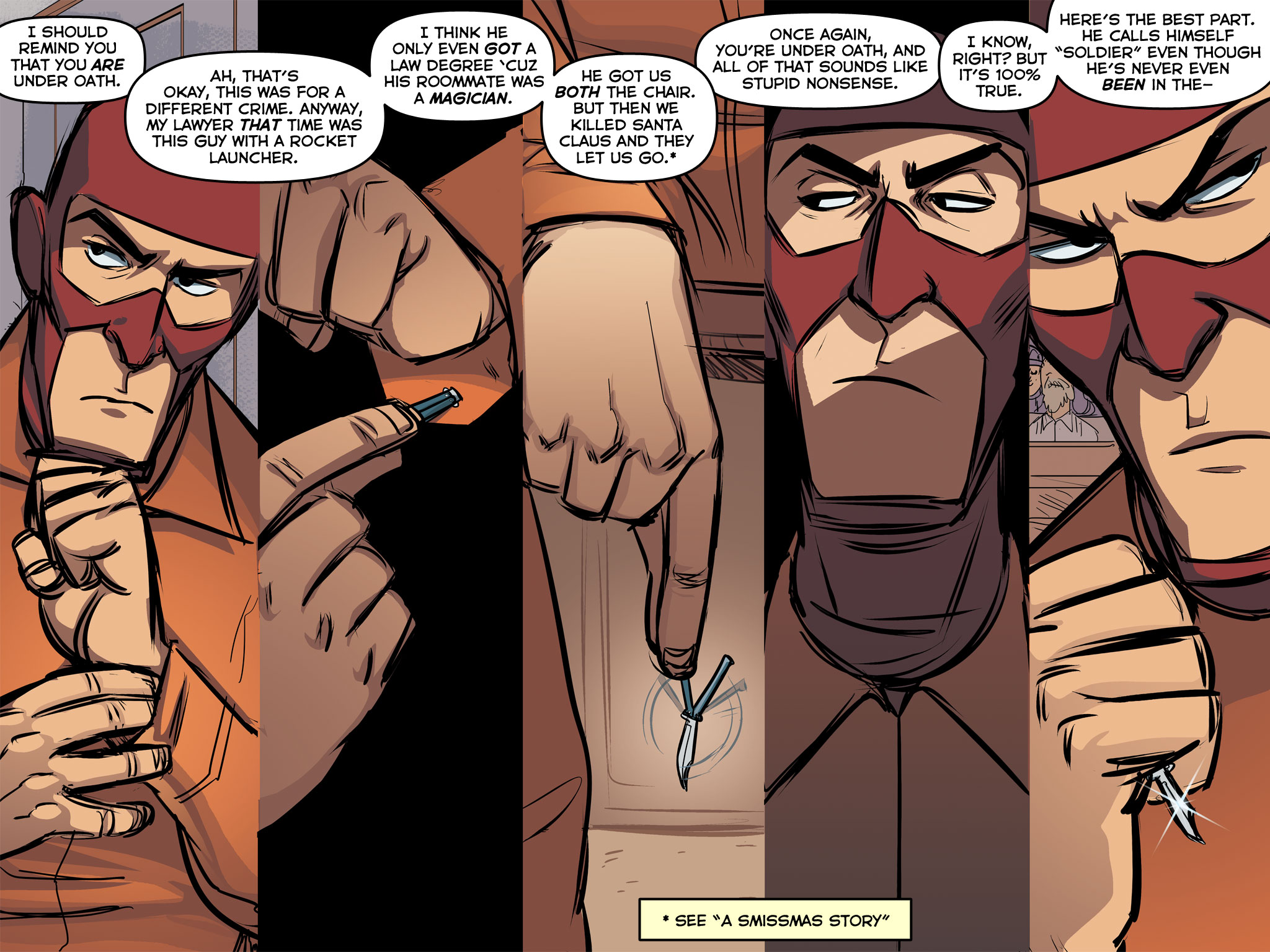 Read online Team Fortress 2 comic -  Issue #2 - 38