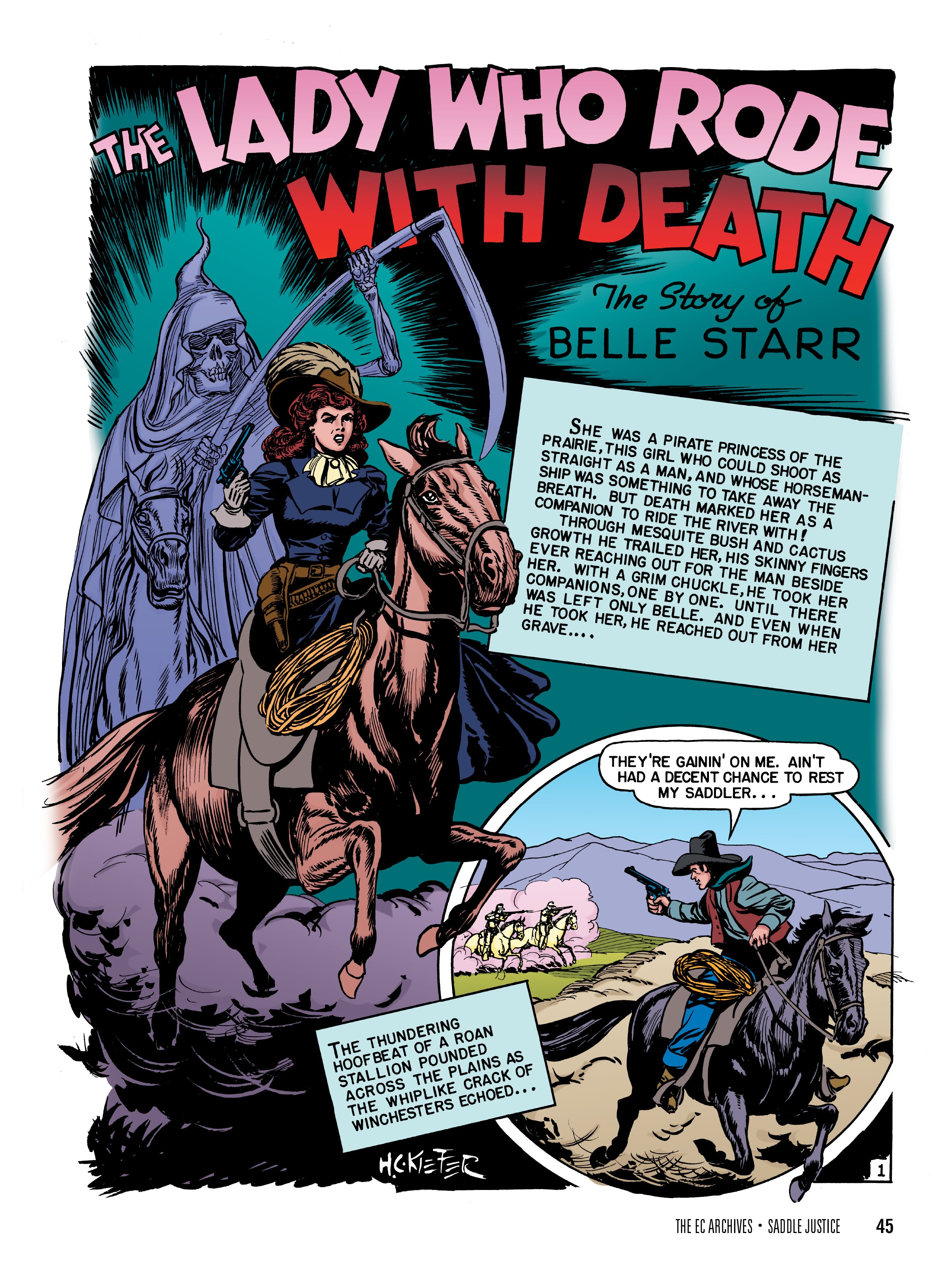 Read online The EC Archives: Saddle Justice comic -  Issue # TPB (Part 1) - 47