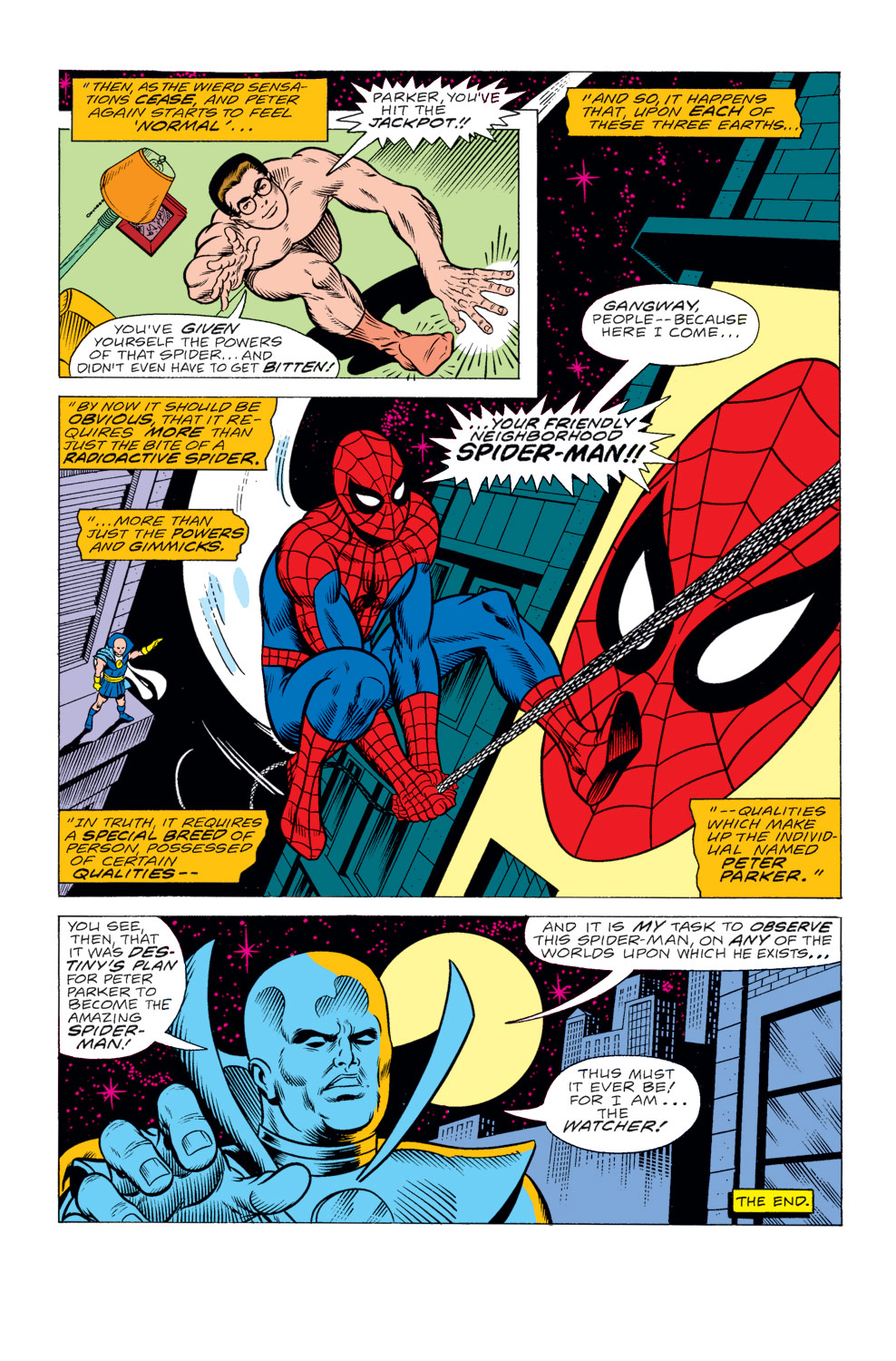 Read online What If? (1977) comic -  Issue #7 - Someone else besides Spider-Man had been bitten by a radioactive spider - 34