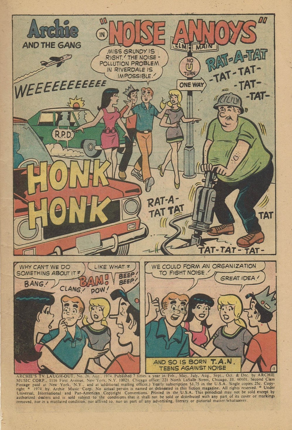Read online Archie's TV Laugh-Out comic -  Issue #26 - 3