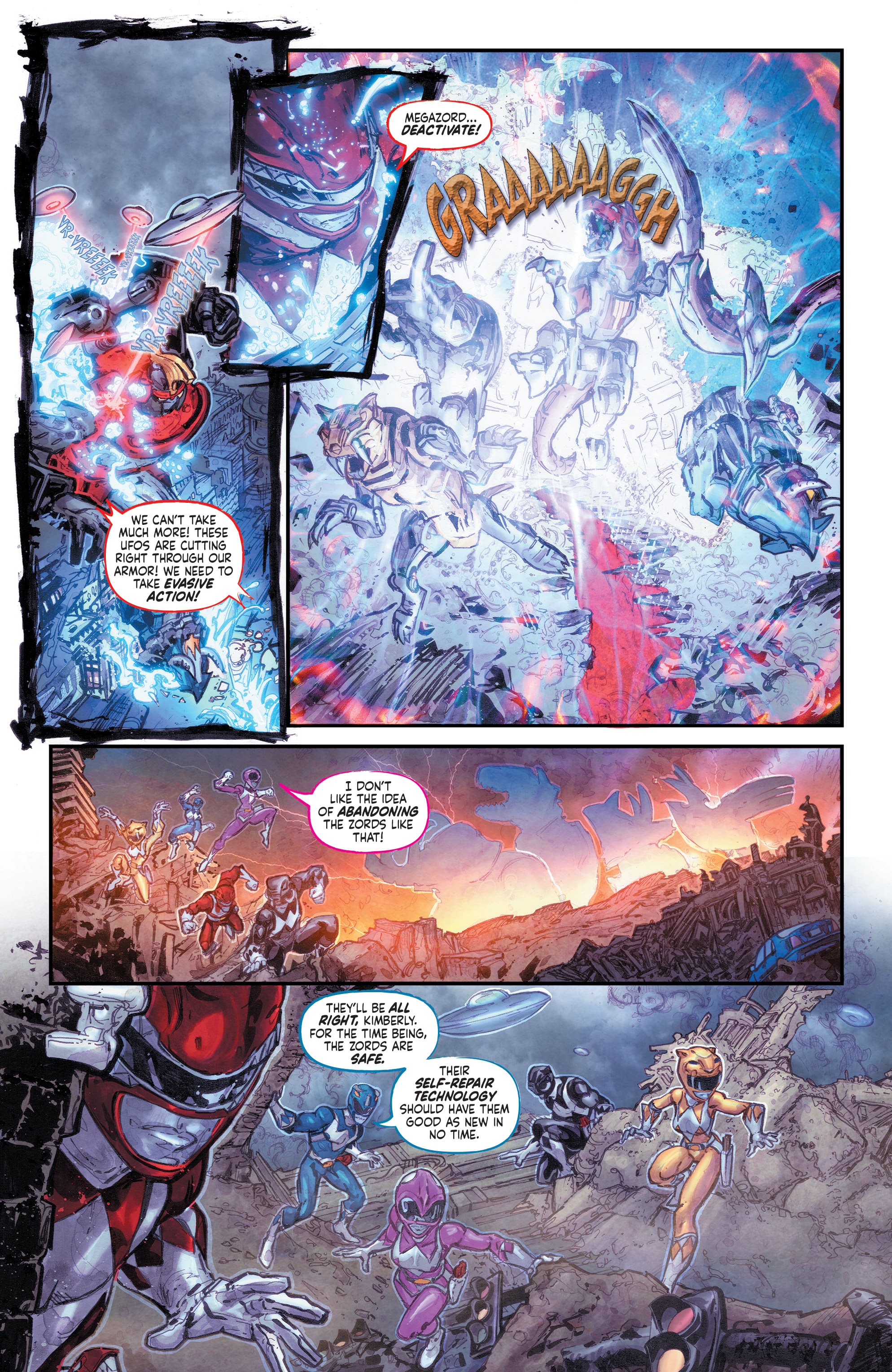 Read online Godzilla vs. The Mighty Morphin Power Rangers comic -  Issue #2 - 10