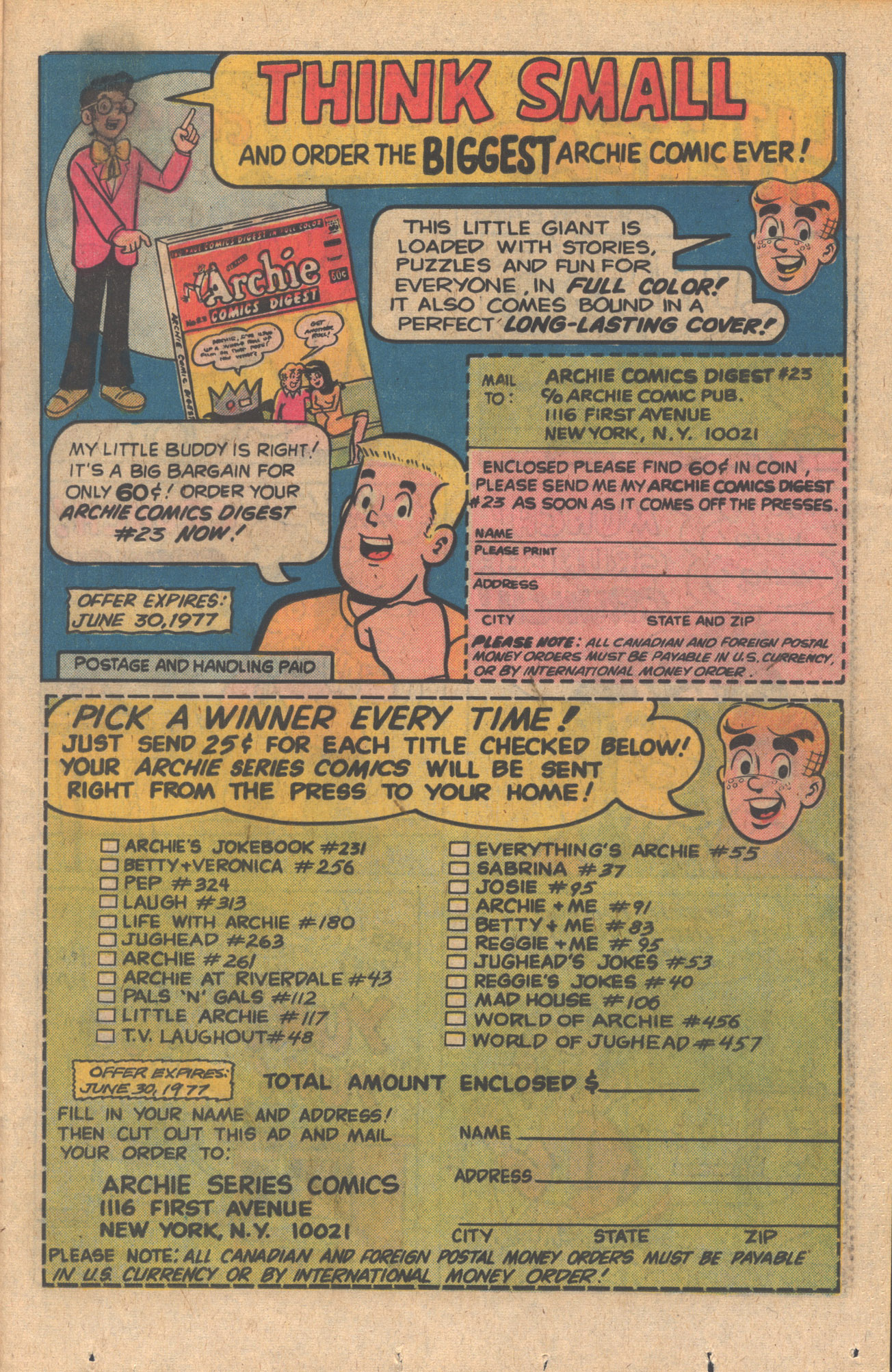 Read online The Adventures of Little Archie comic -  Issue #116 - 23