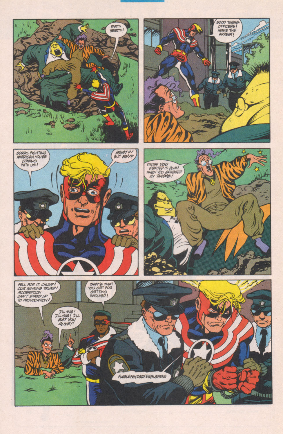 Read online Fighting American (1994) comic -  Issue #3 - 23