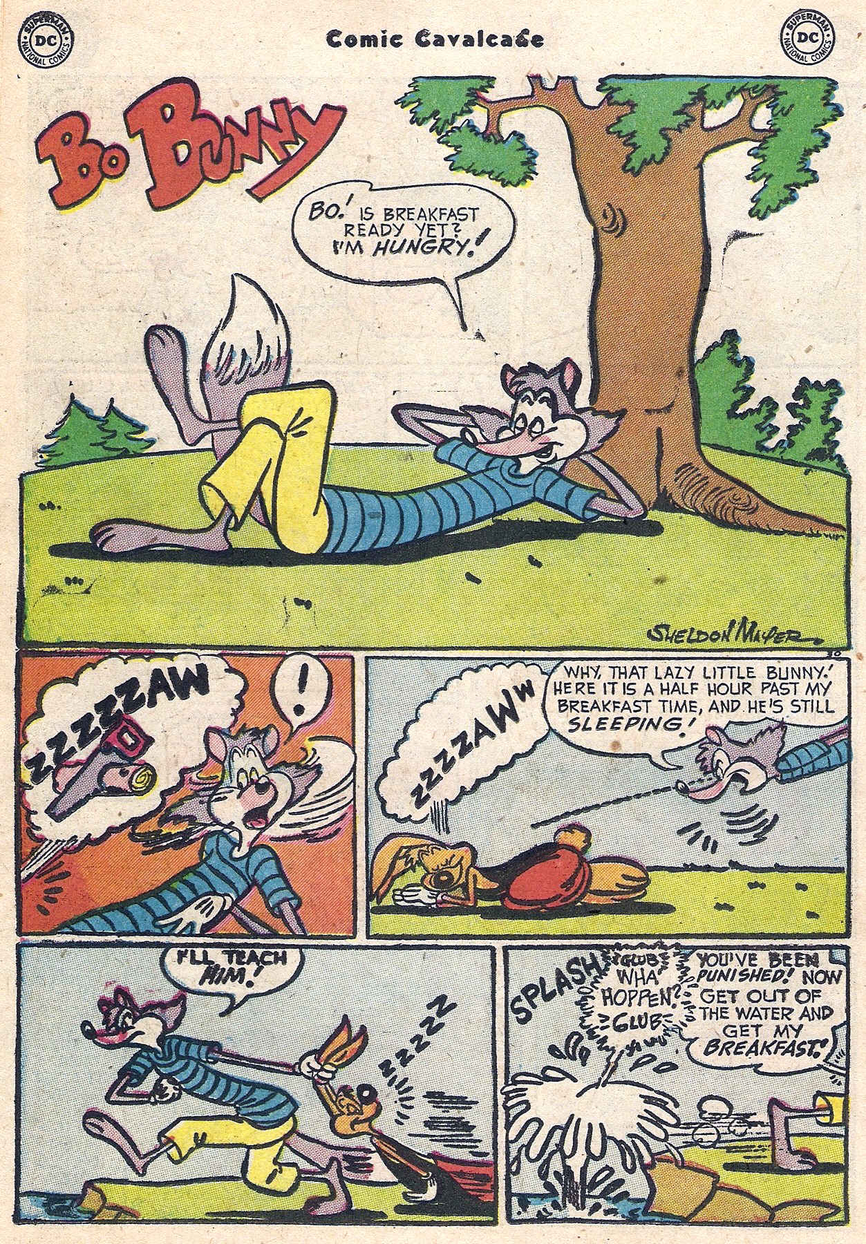 Read online Comic Cavalcade comic -  Issue #56 - 42