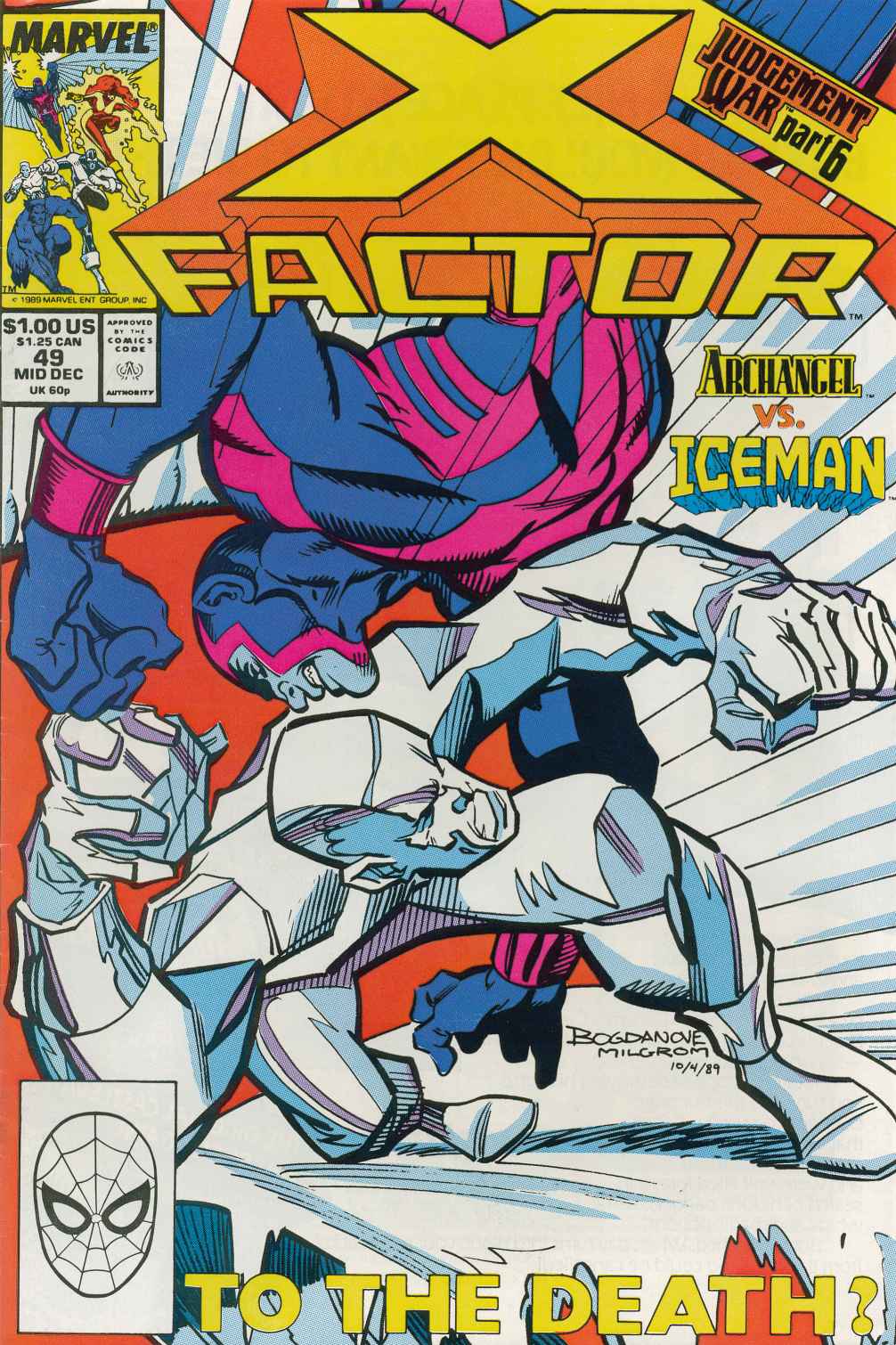 Read online X-Factor (1986) comic -  Issue #49 - 1