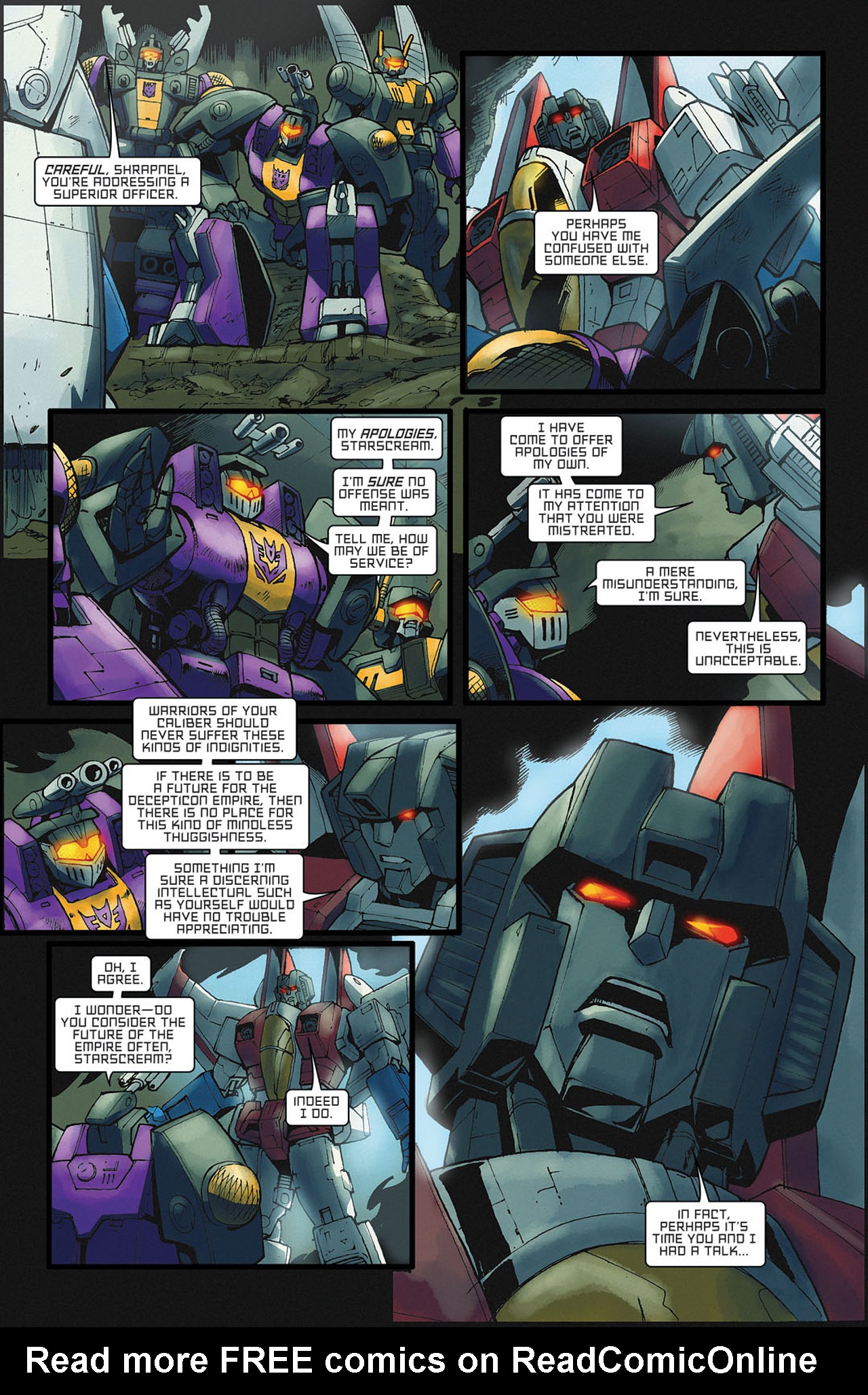 Read online The Transformers: All Hail Megatron comic -  Issue #8 - 11