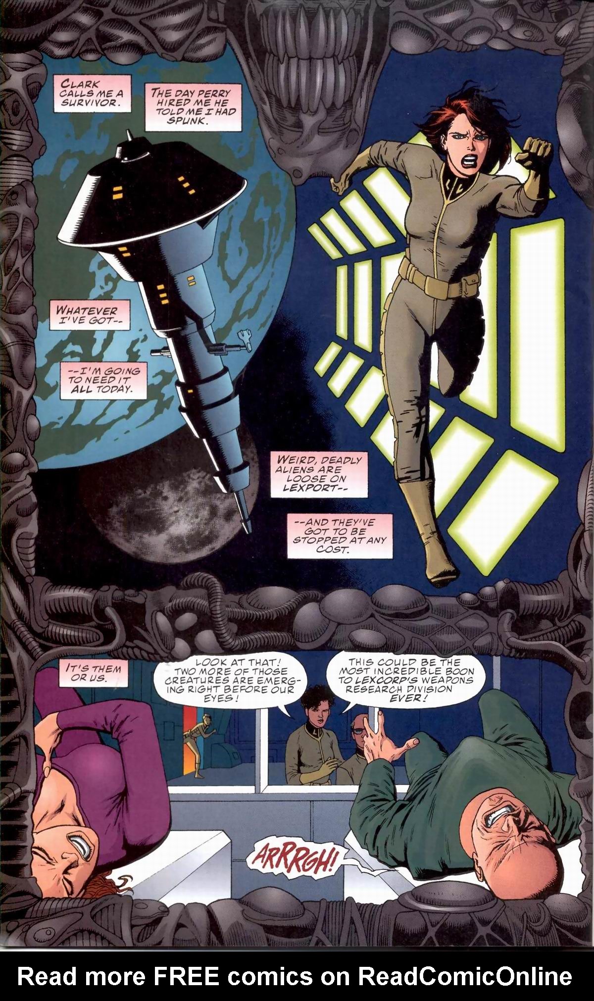 Read online Superman vs. Aliens comic -  Issue #3 - 4