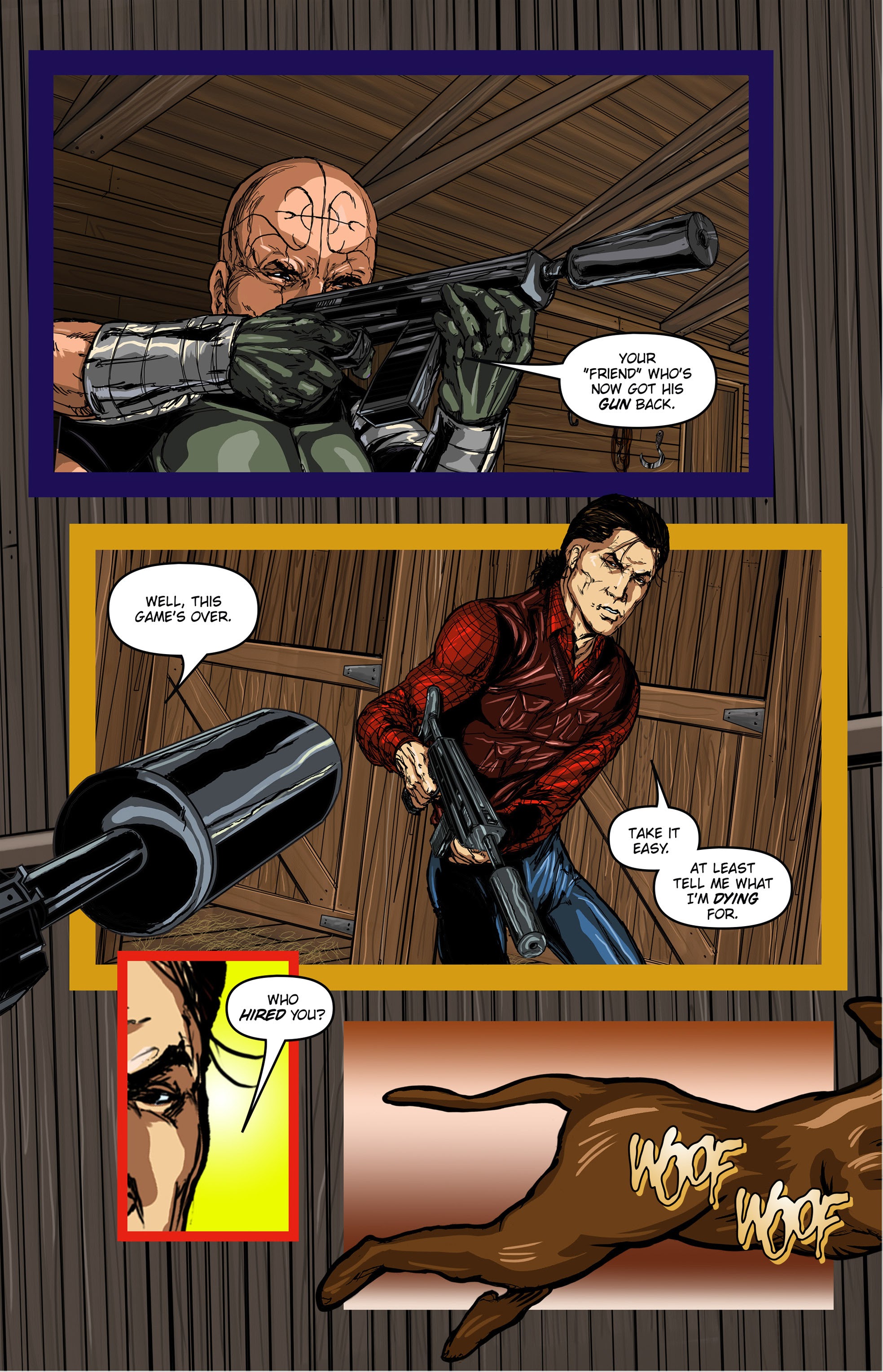Read online William Shatner's Man O' War comic -  Issue #4 - 16