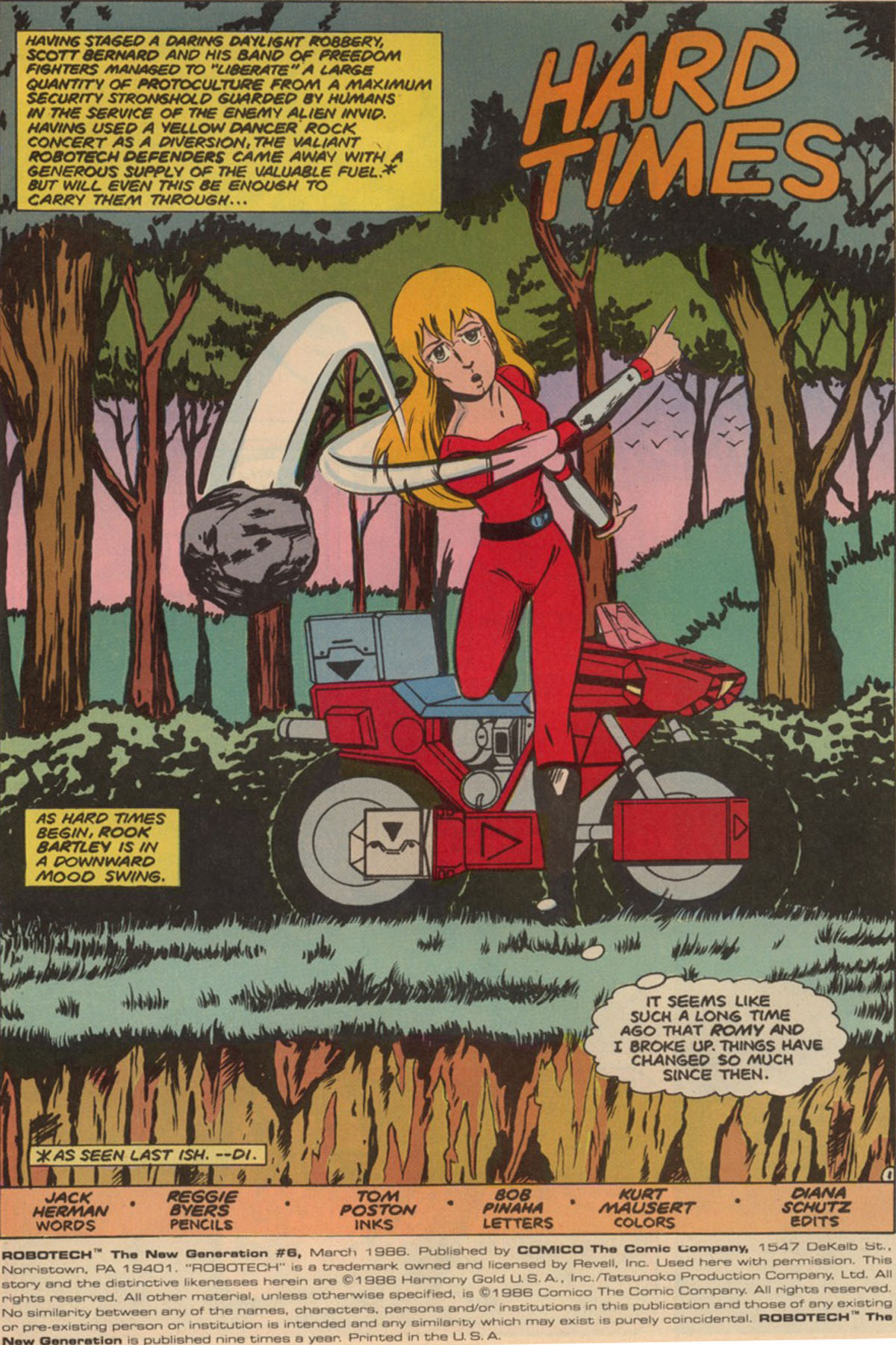 Read online Robotech The New Generation comic -  Issue #6 - 3