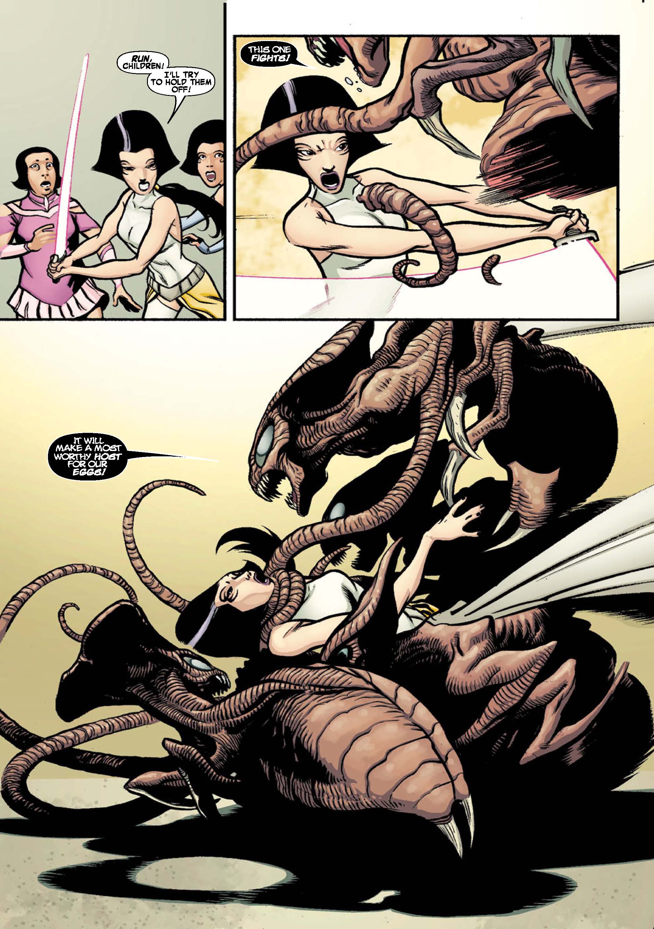 Read online War of Kings: Warriors - Lilandra comic -  Issue #2 - 3