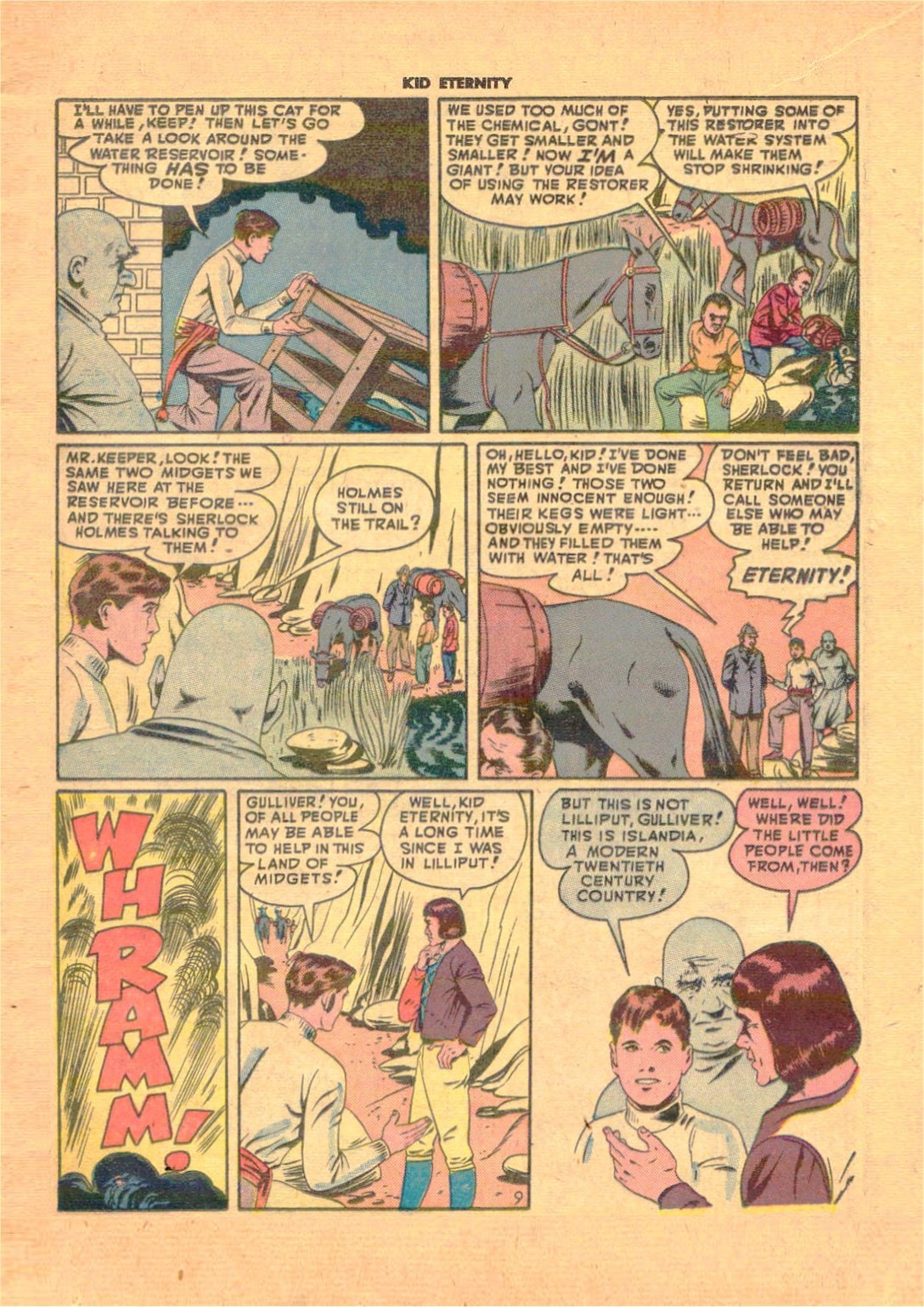Read online Kid Eternity (1946) comic -  Issue #8 - 23